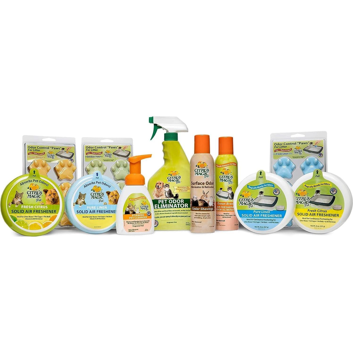Ambientador Sólido Citrus Magic para Mascotas 8 Oz (Paquete de 3)