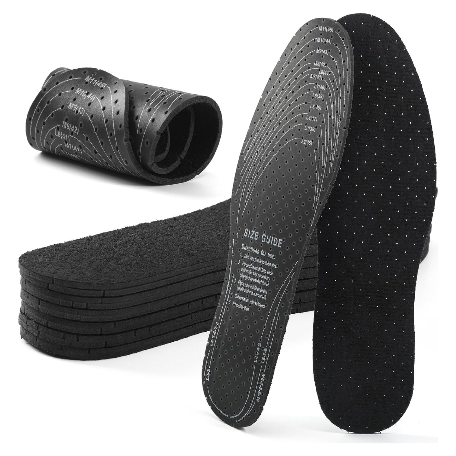 Plantillas Antiodor XINIFOOT con Carbón Activado - Talla EUR35-46