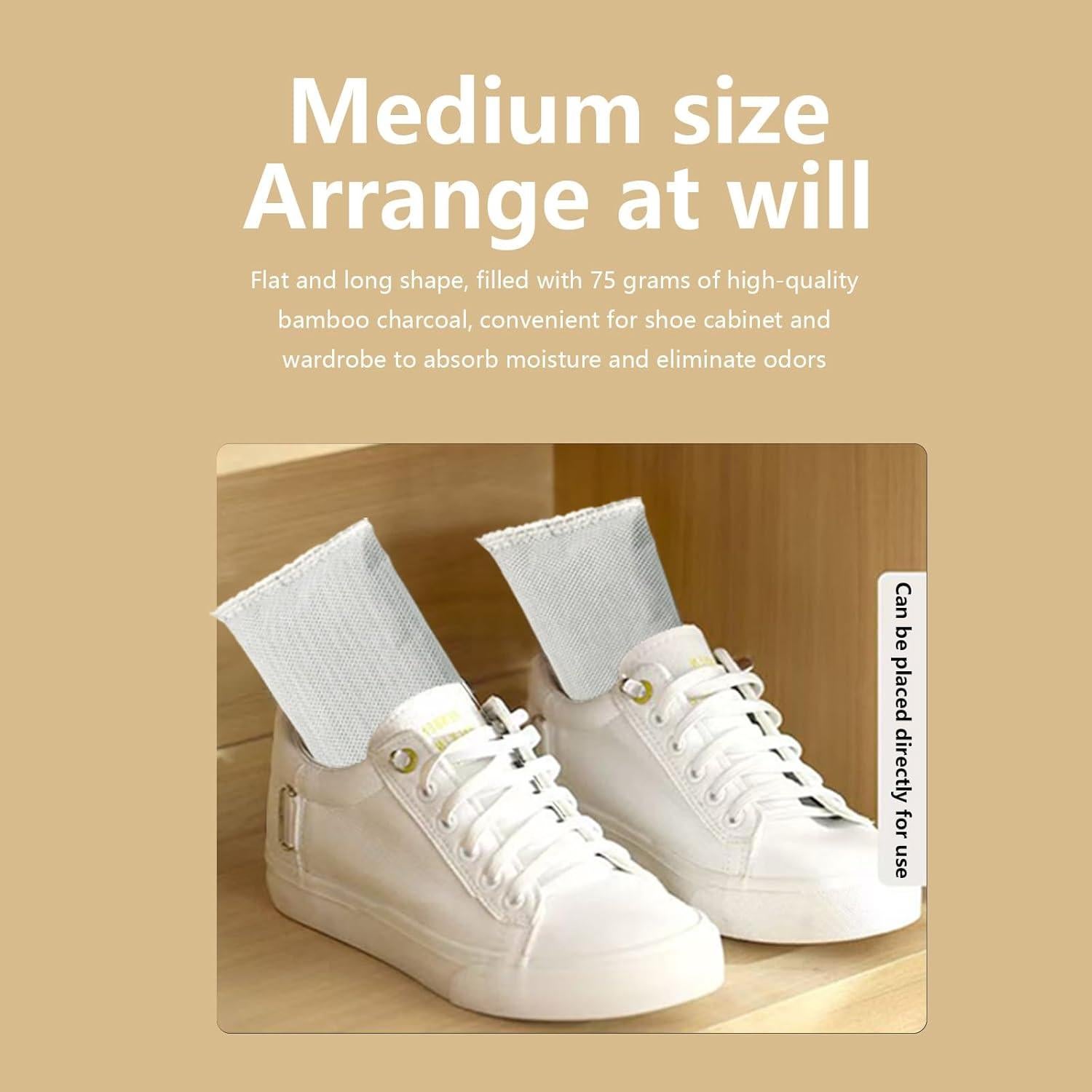 Paquete de 16 bolsas desodorantes KaiCarnte 50g carbón activado