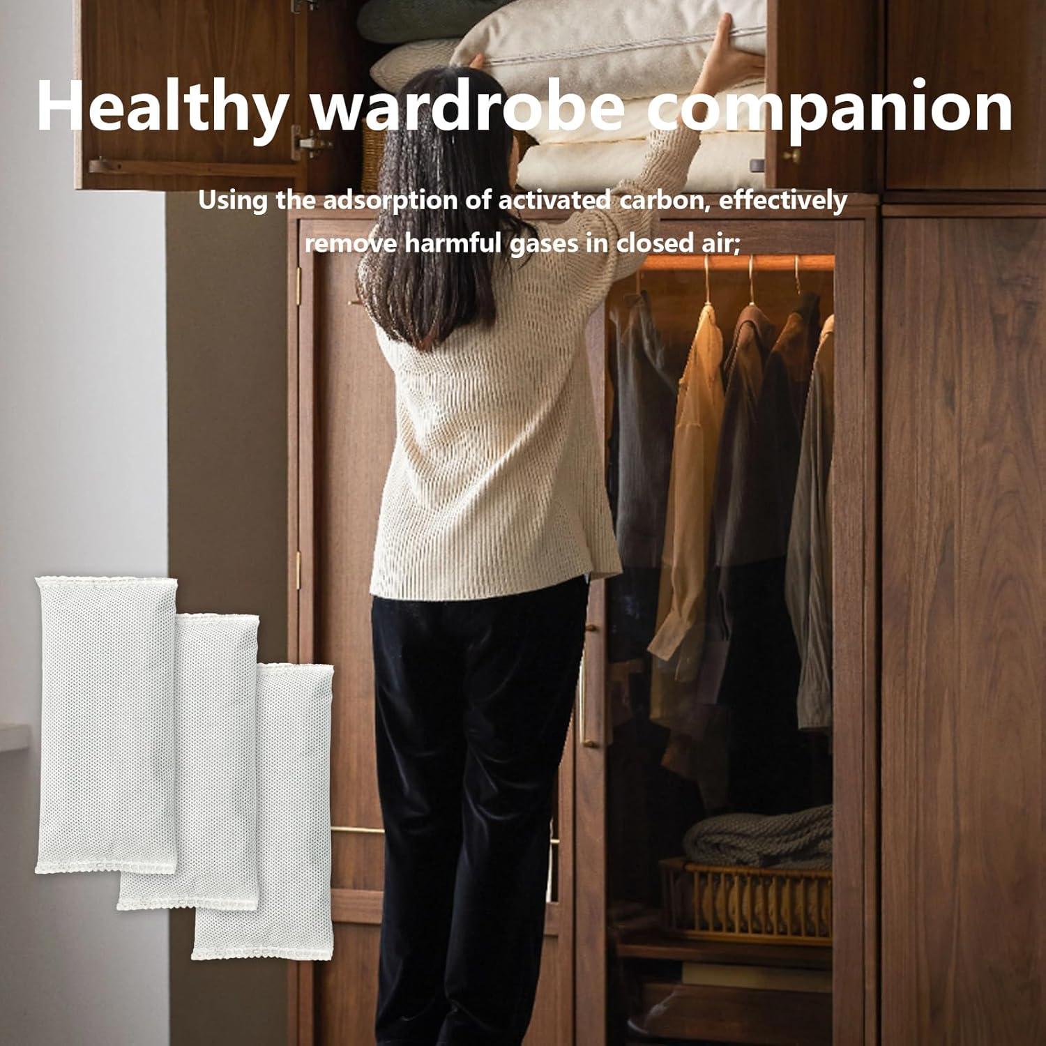 Paquete de 16 bolsas desodorantes KaiCarnte 50g carbón activado