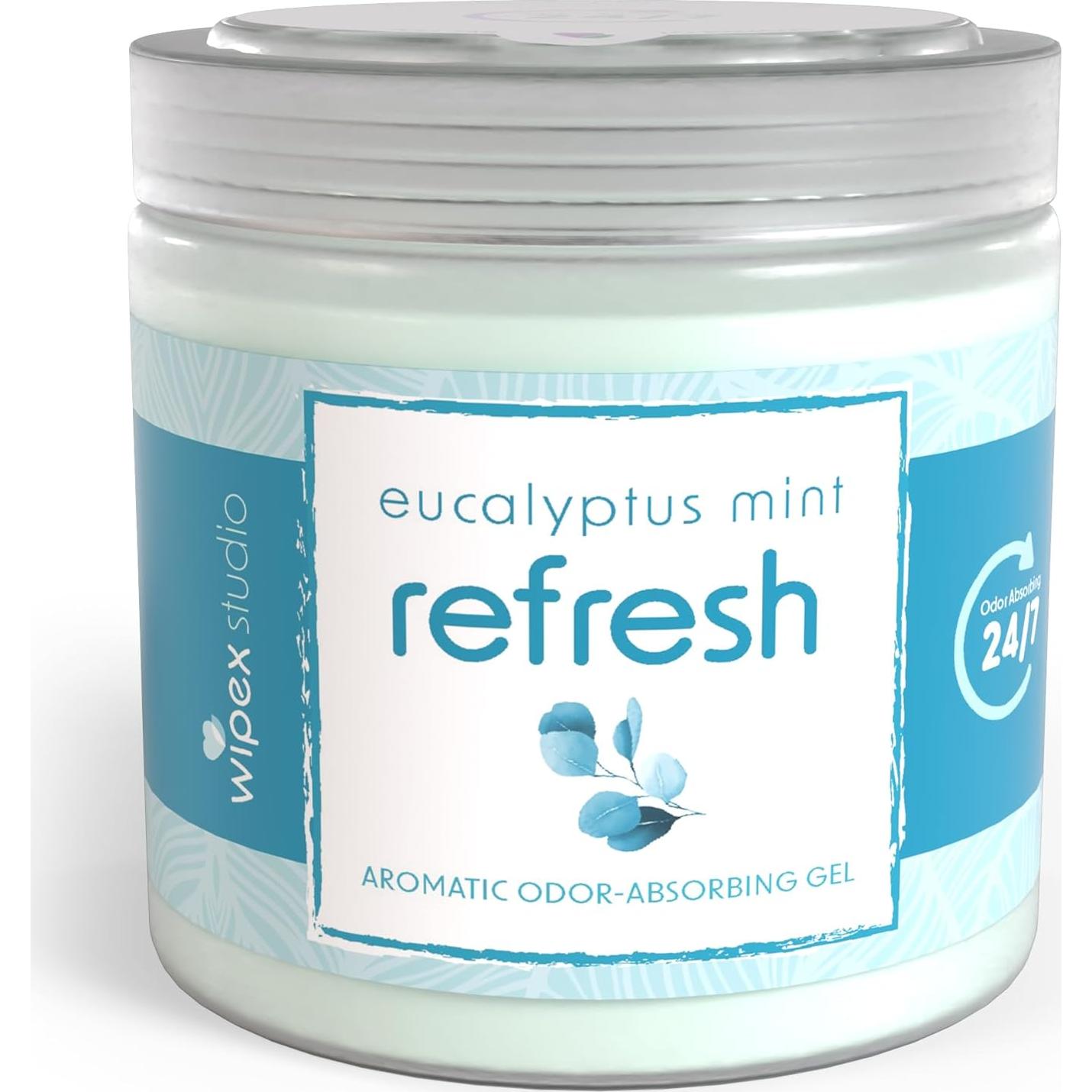 Eliminador de Olores Wipex Eucalipto 3 Tarros Gel 425g