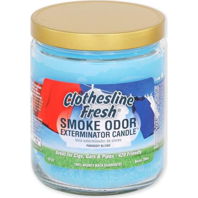 Juego de 3 Velas Exterminador de Olores de Humo 13oz