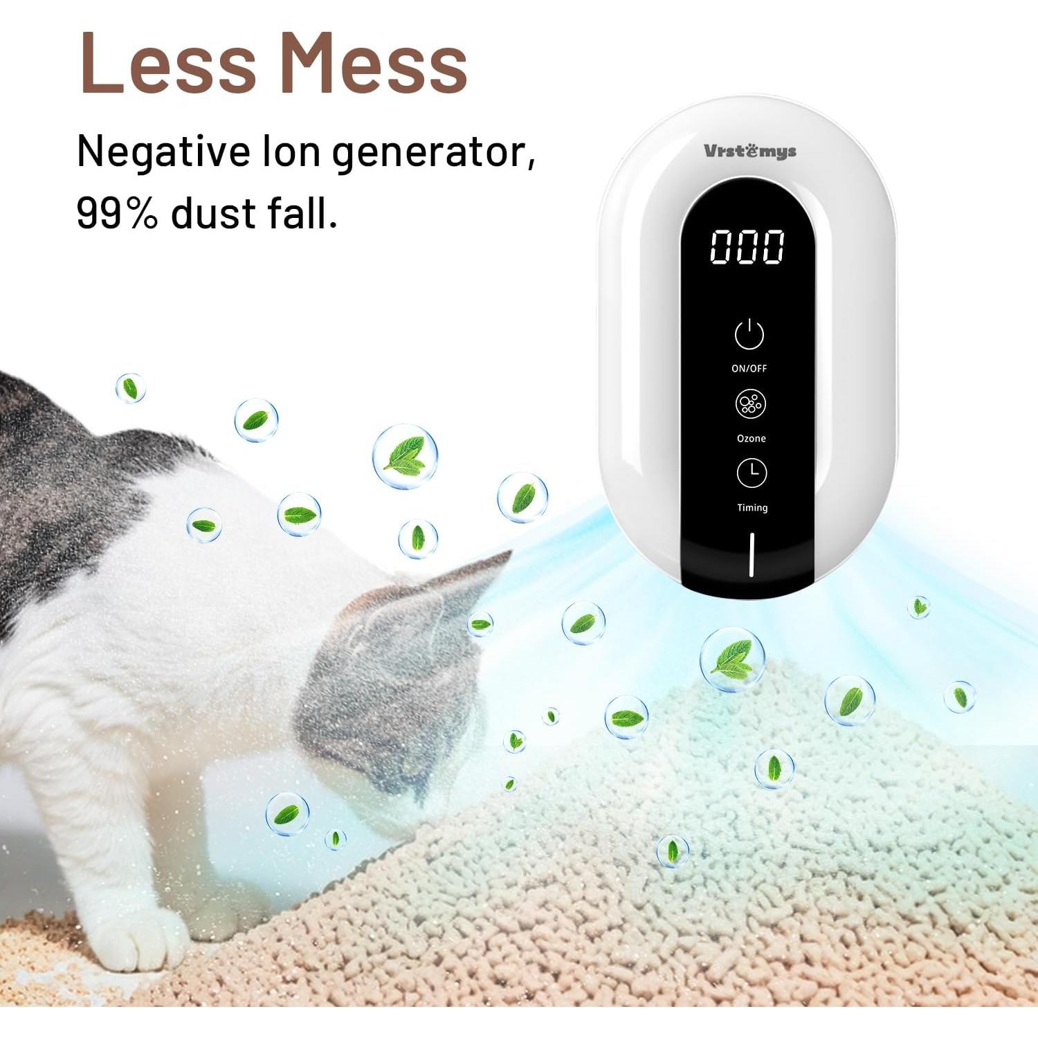 Desodorante de Aire Vrstemys para Arena de Gato 99% Eficaz