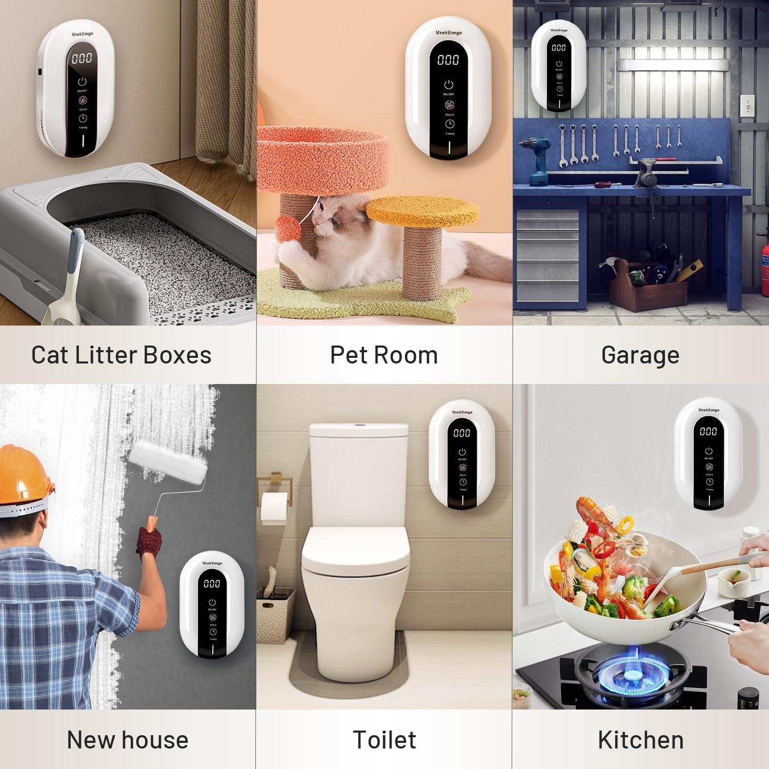 Desodorante de Aire Vrstemys para Arena de Gato 99% Eficaz