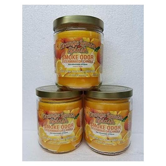 Vela Exterminadora de Olores 13 oz Naranja Limón Splash