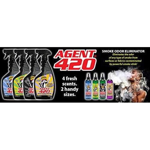 Agente 420 Spray Destruidor de Olores 118 ml - Jazmín Azul