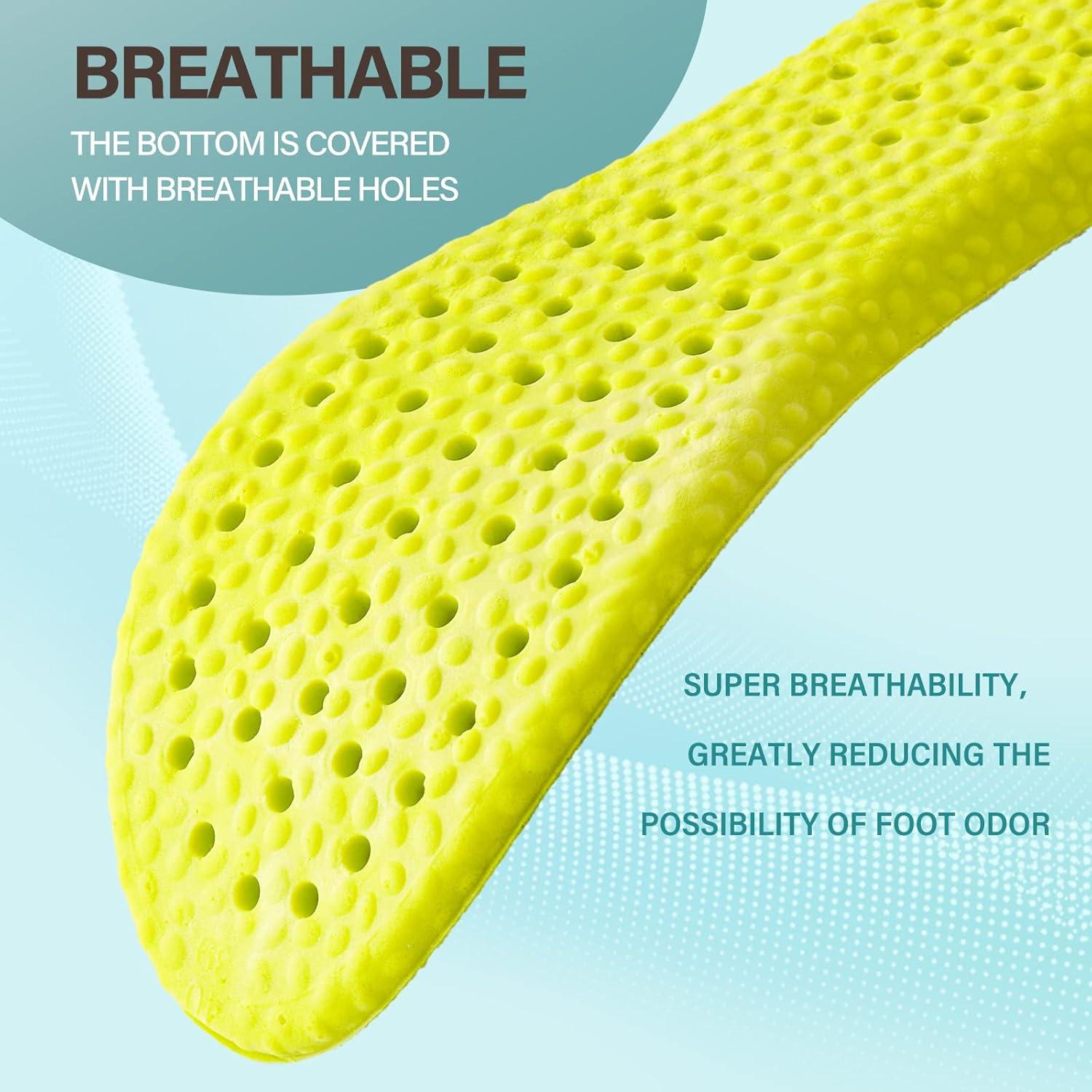 Plantillas de Espuma con Memoria WLLHYF 27x9cm Antideslizantes