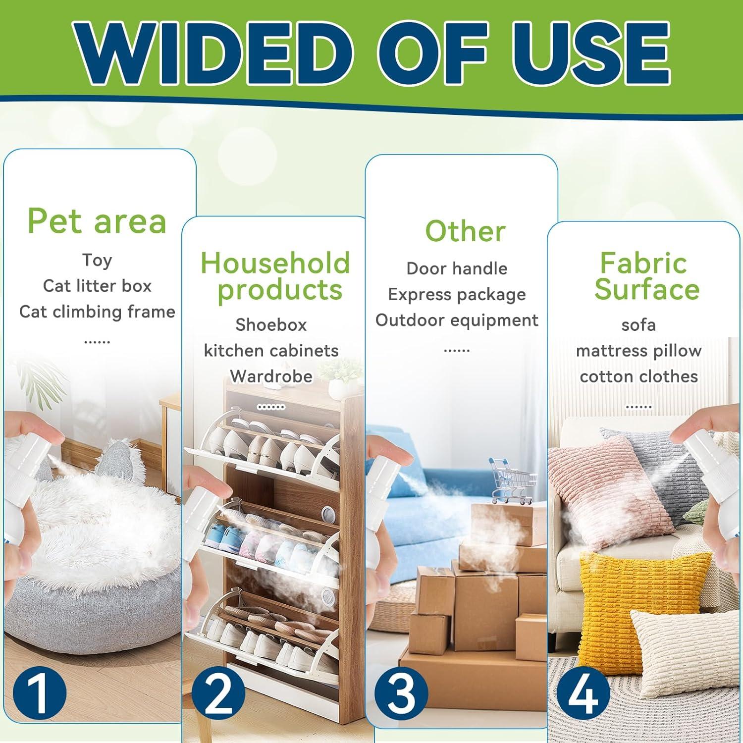 Spray Desodorante para Zapatos Balldanlu 2 Paquetes 2000 Sprays