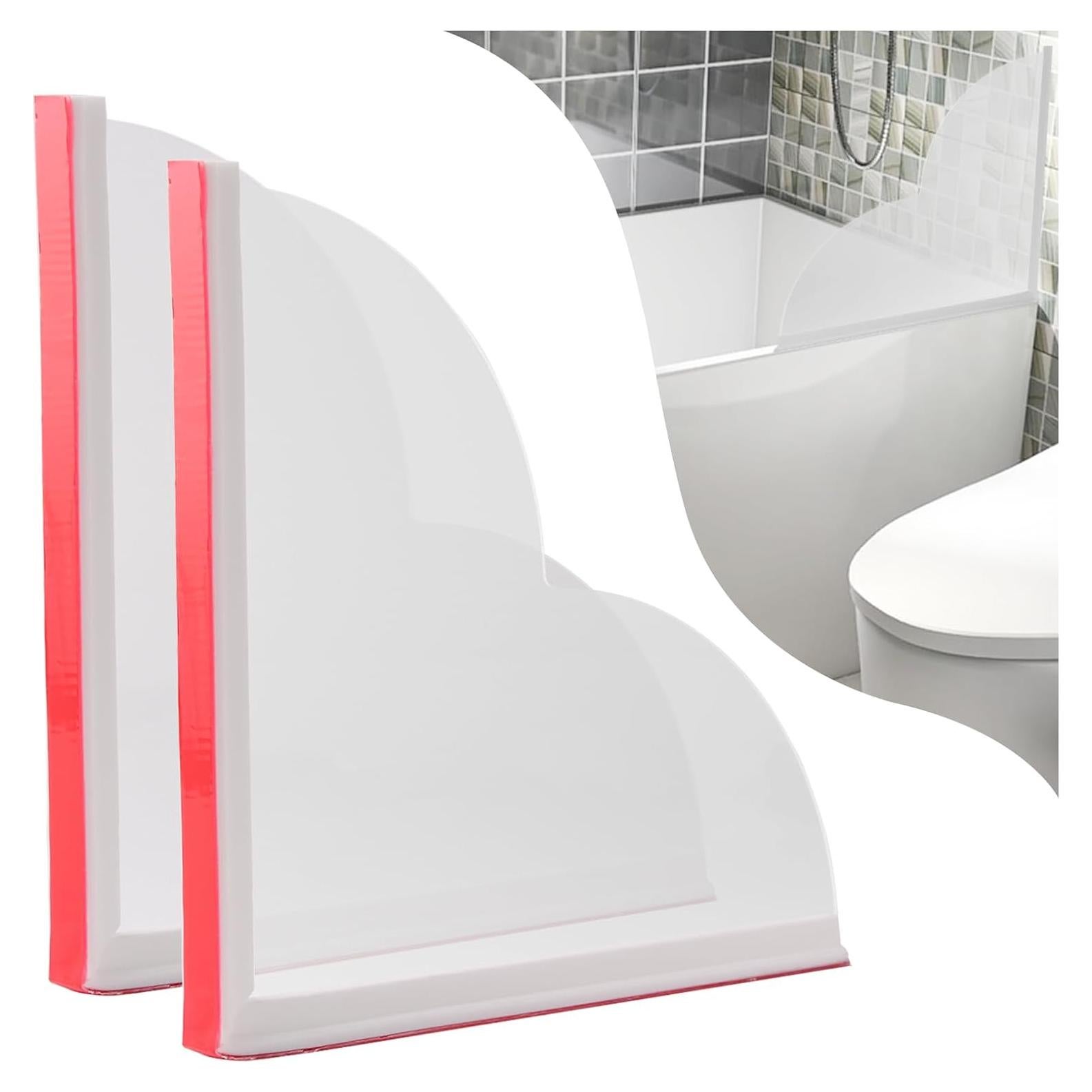 Paquete de 2 Protectores de Salpicaduras Ducha CHIAOJIHE 23.5x23.5cm