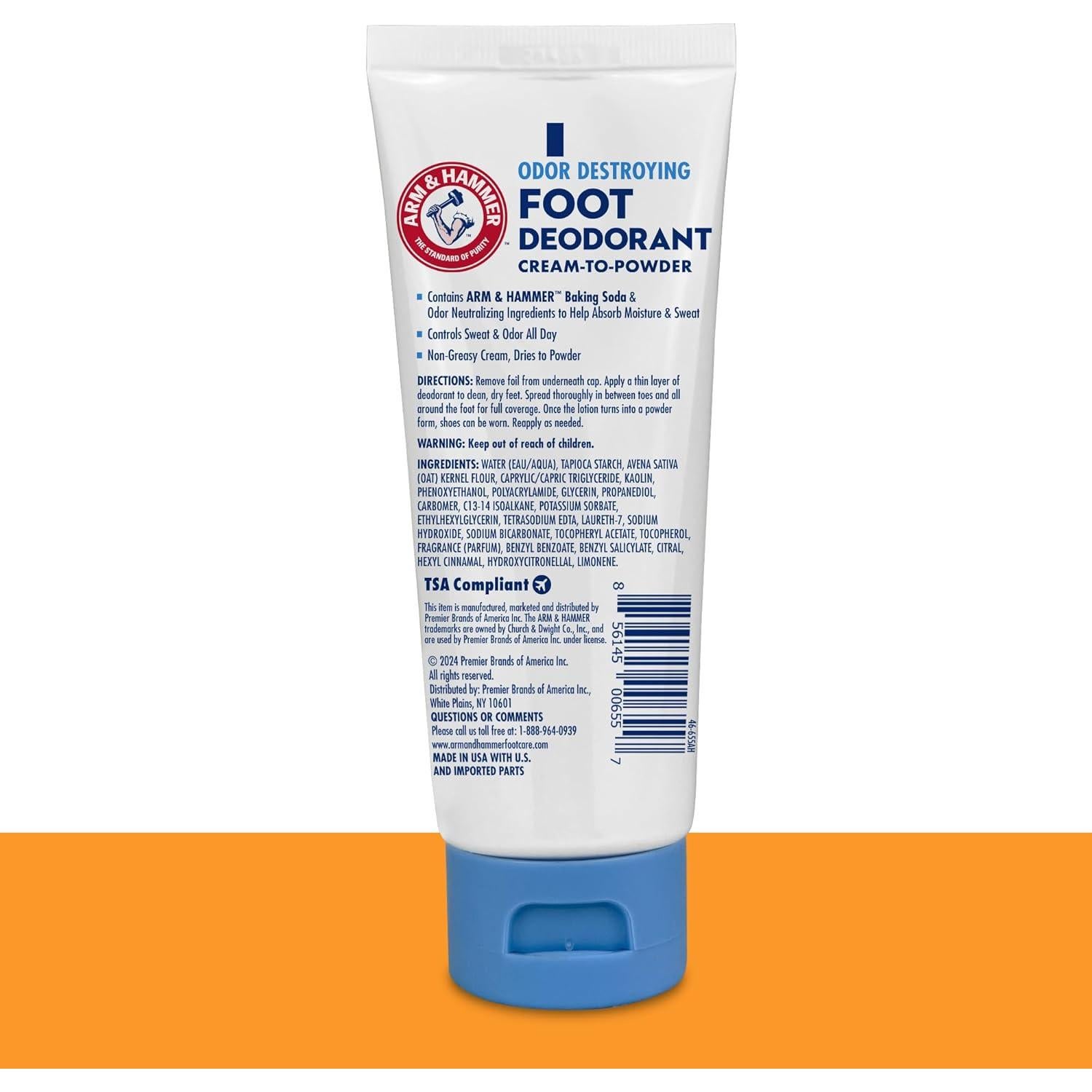 Desodorante para Pies Crema a Polvo Arm & Hammer 100 ml