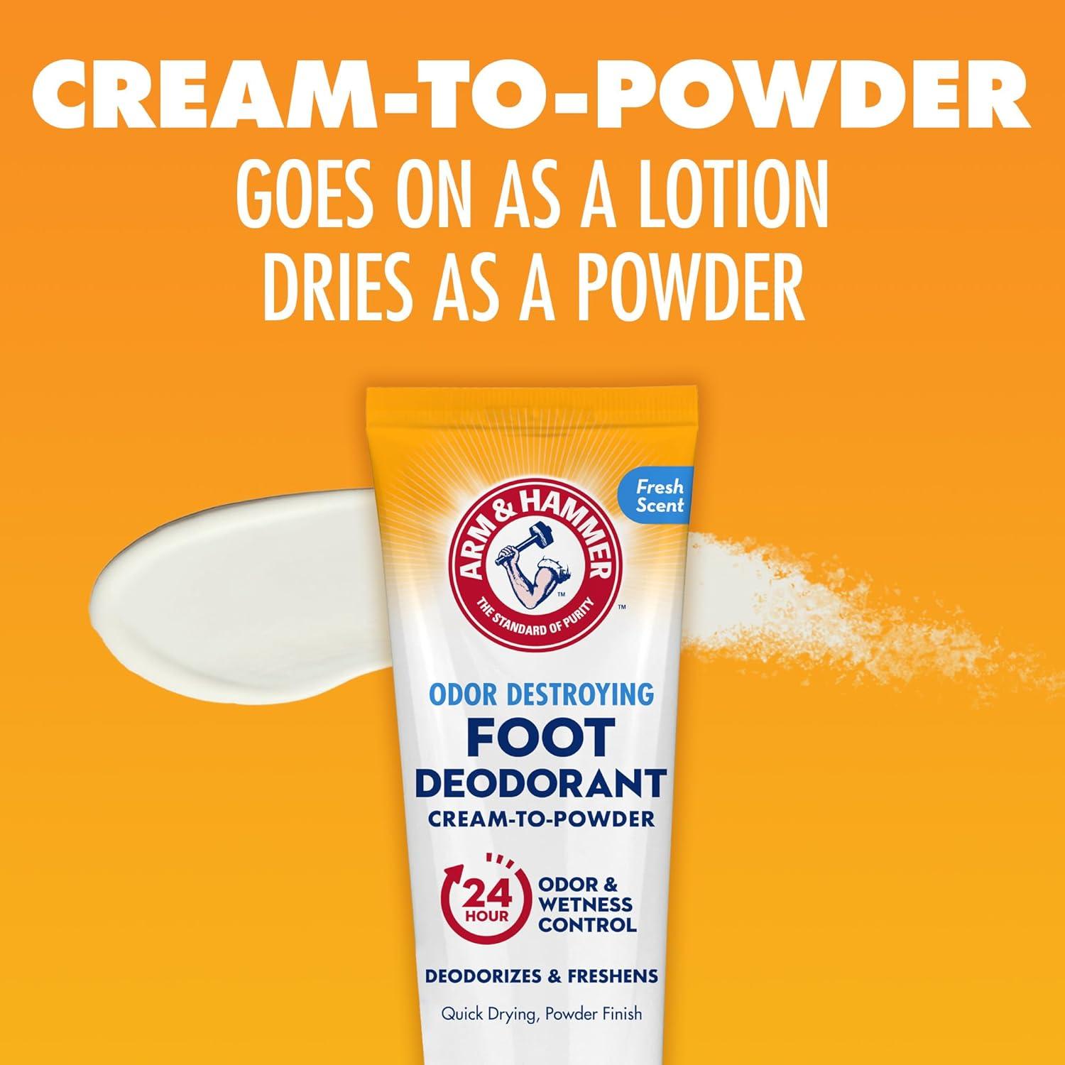 Desodorante para Pies Crema a Polvo Arm & Hammer 100 ml
