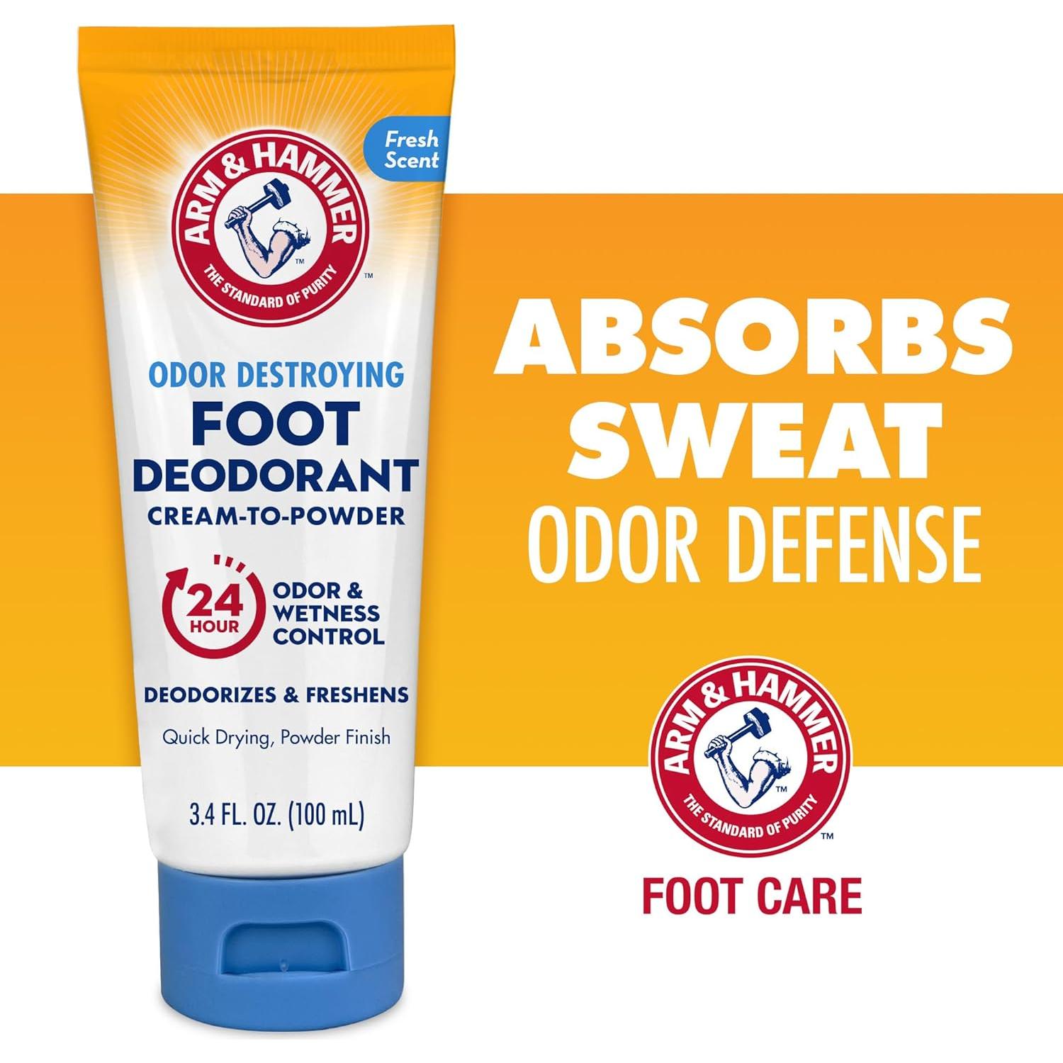 Desodorante para Pies Crema a Polvo Arm & Hammer 100 ml