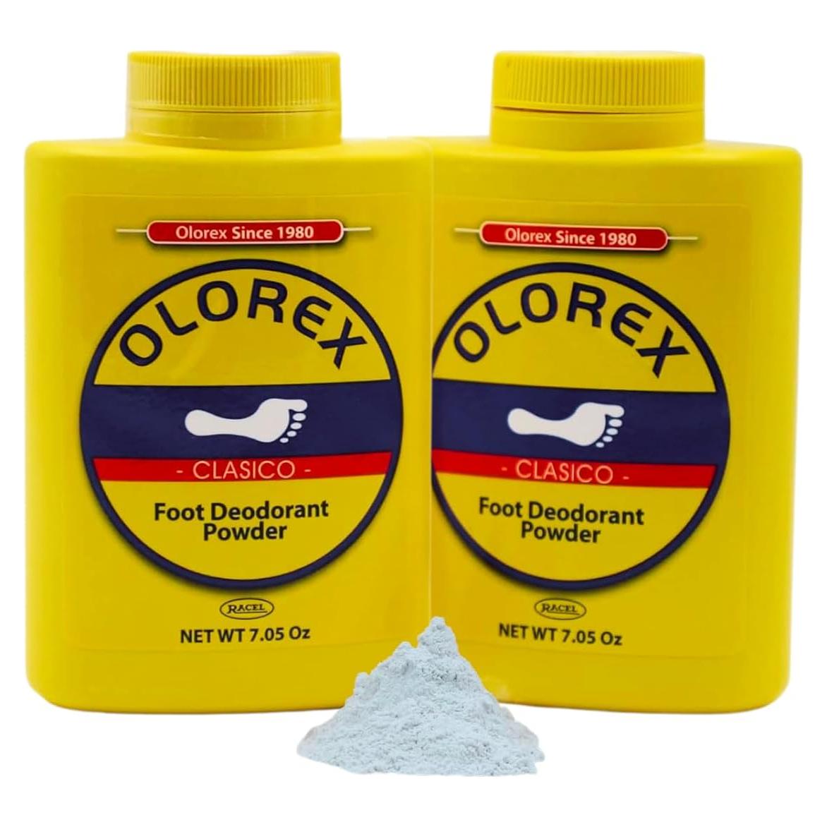 Polvo Desodorante para Pies Olorex 2 Botellas 200g Efecto Duradero