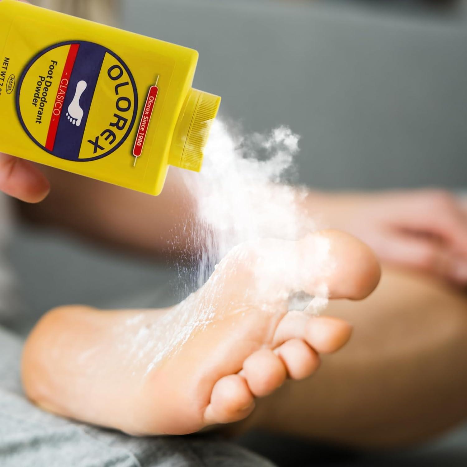 Polvo Desodorante para Pies Olorex 2 Botellas 200g Efecto Duradero