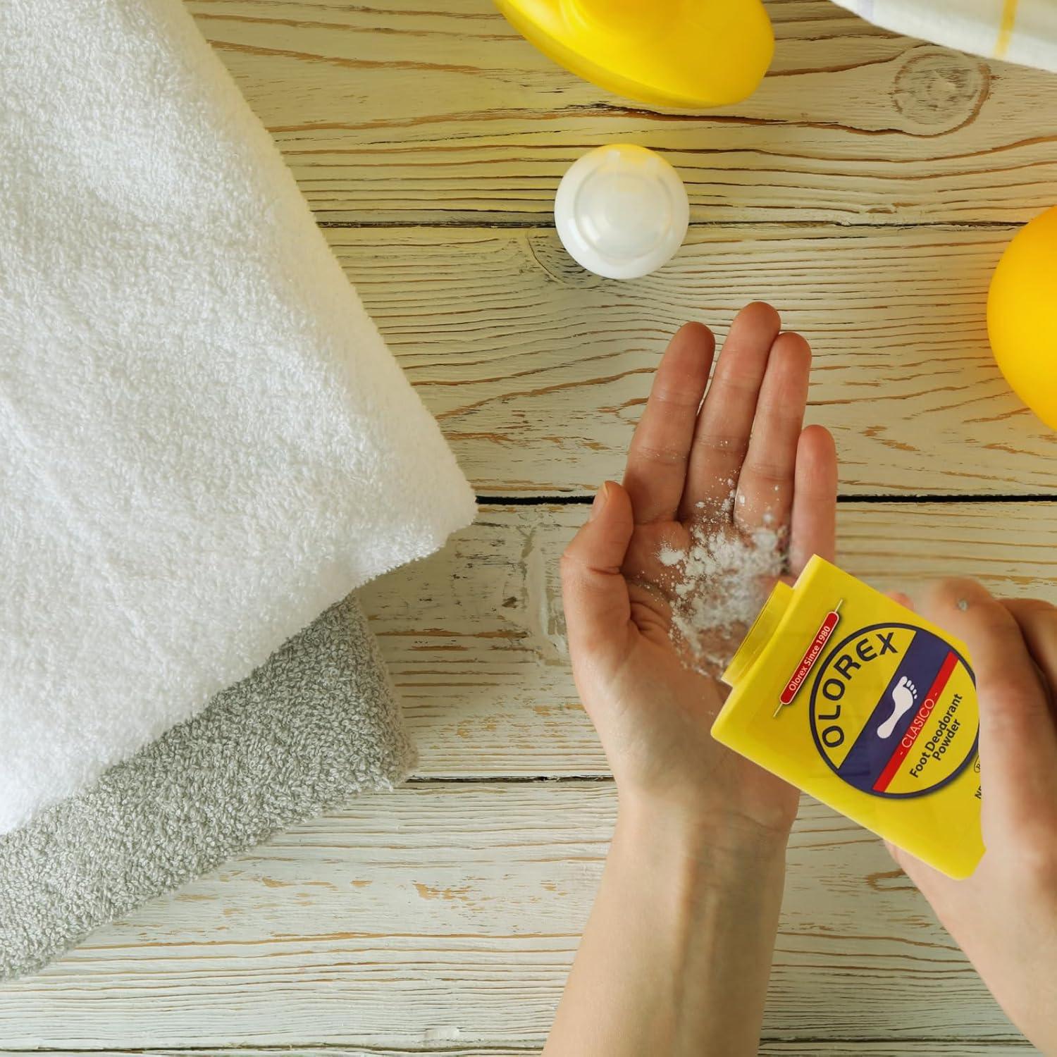 Polvo Desodorante para Pies Olorex 2 Botellas 200g Efecto Duradero