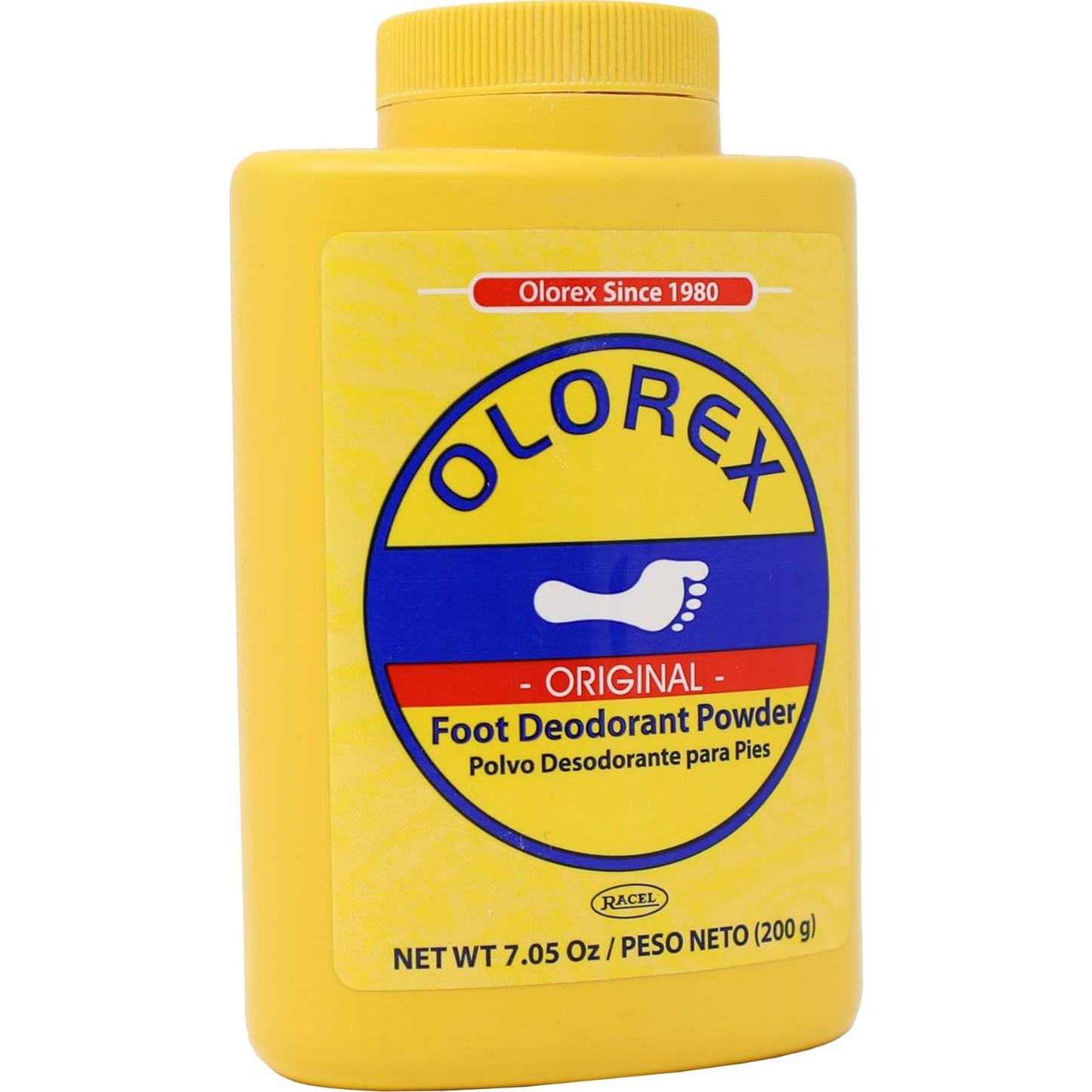 Polvo Desodorante para Pies Olorex 2 Botellas 200g Efecto Duradero