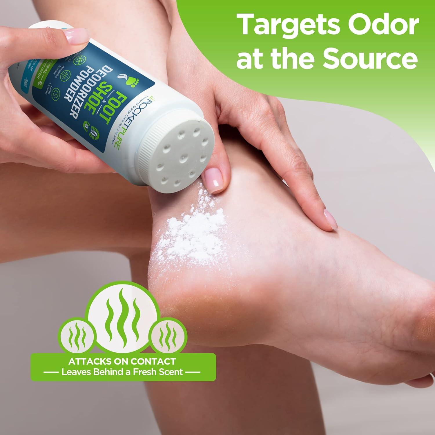 Desodorante en Polvo Natural Rocket Pure Eucalipto 113g 2-Pack