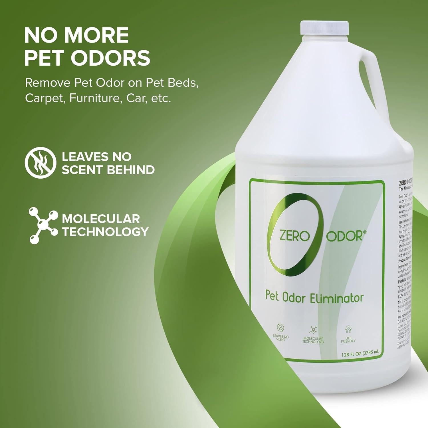 Zero Odor Eliminador de Olores para Mascotas 3.86 kg