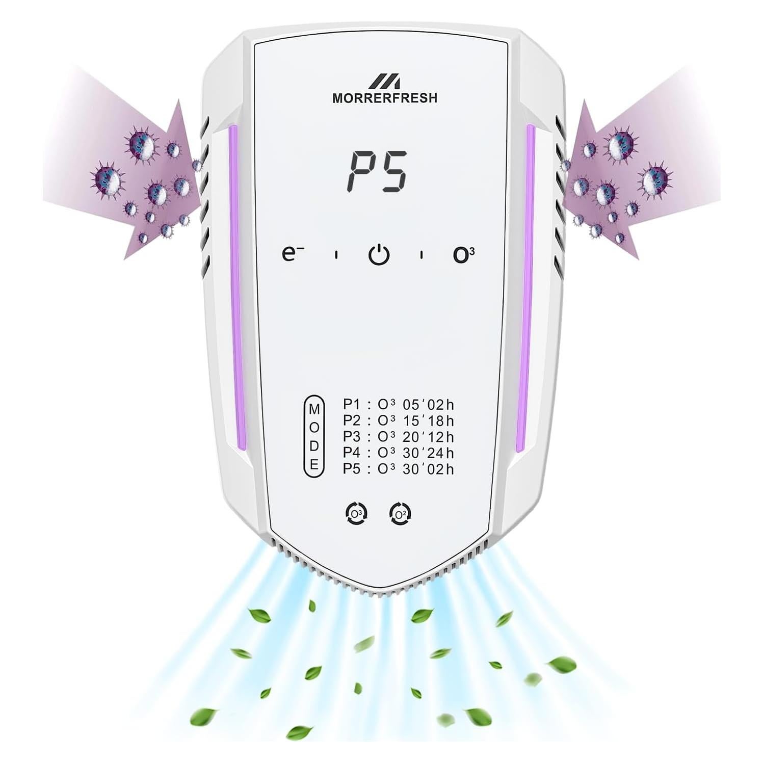 Purificador de Ozono Morrerfresh 100mg/h Eliminador de Olores