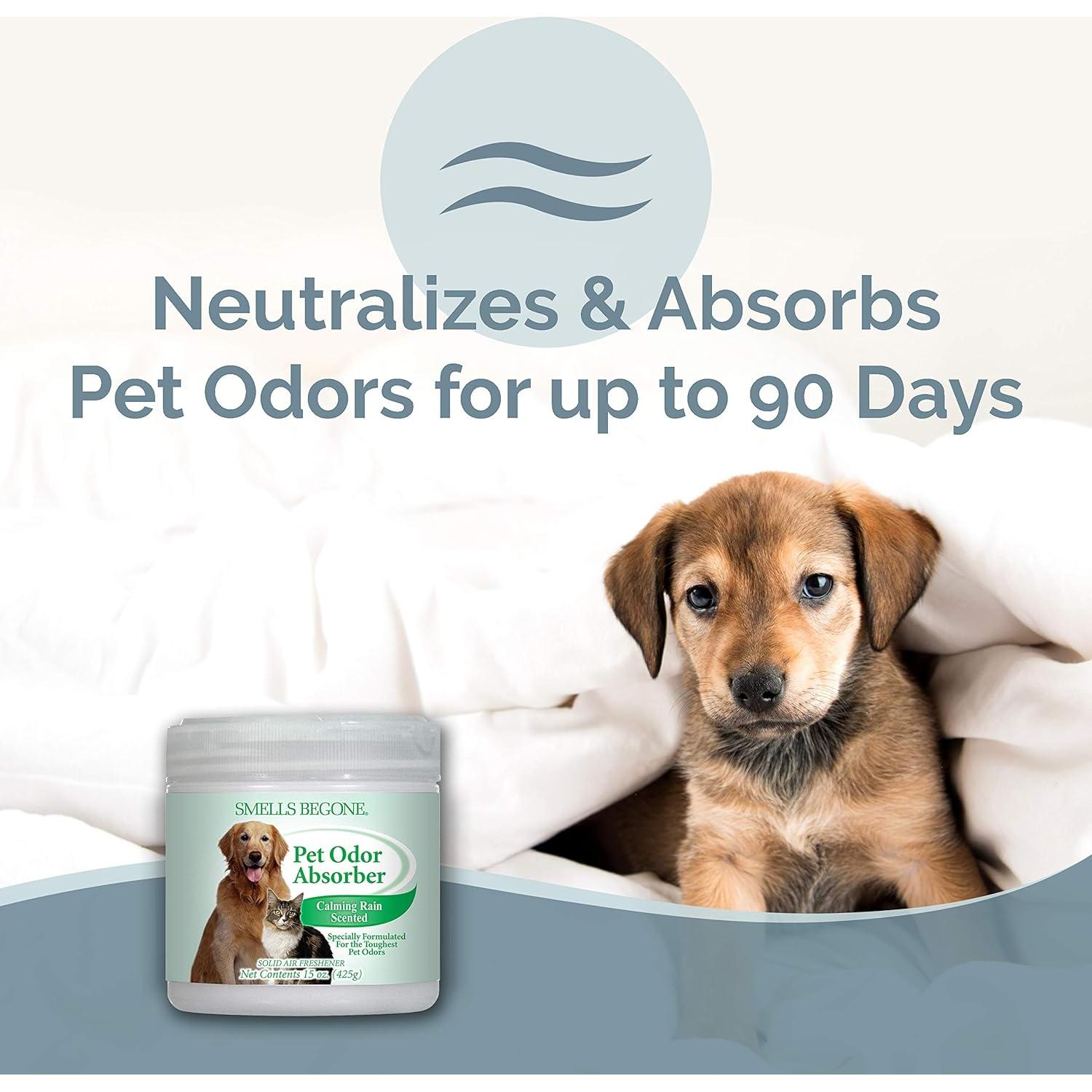 Gel Absorbente de Olores para Mascotas SMELLS BEGONE 425g