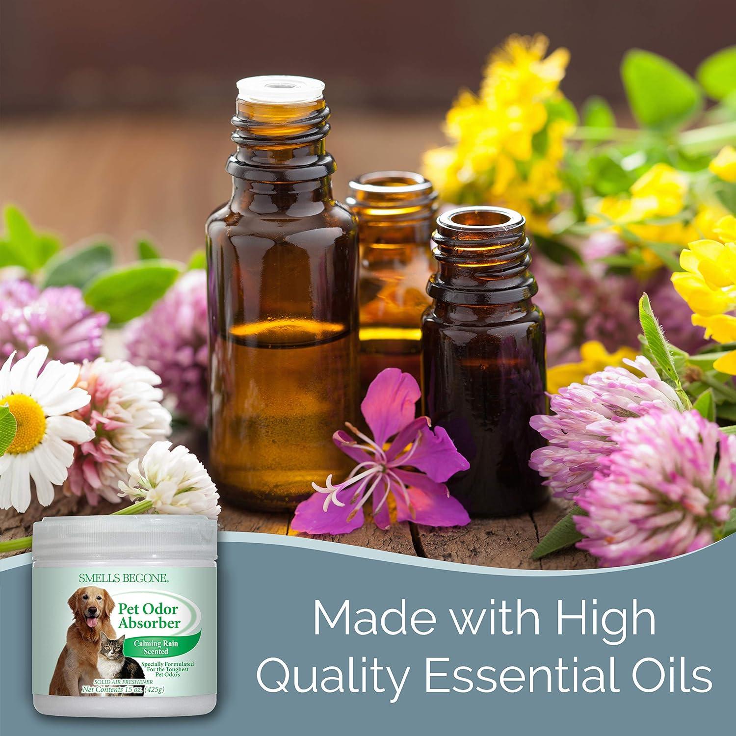 Gel Absorbente de Olores para Mascotas SMELLS BEGONE 425g