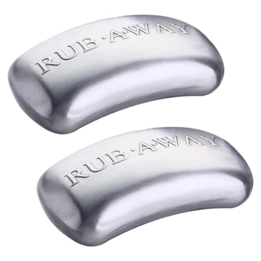 Barra Rub Away Amco - Eliminador de Olores Acero Inoxidable 2 Pzas