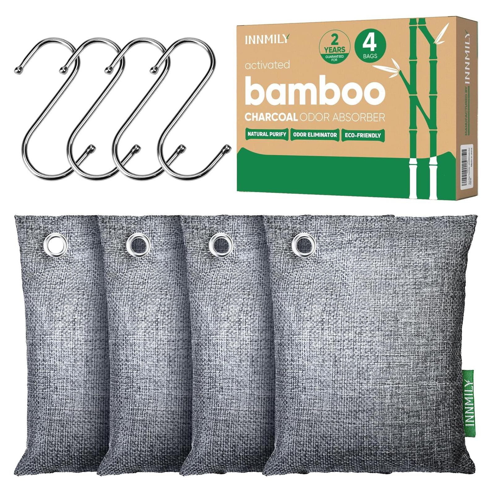 Absorbente de Olores Innmily 4x200g Carbón Activado Natural