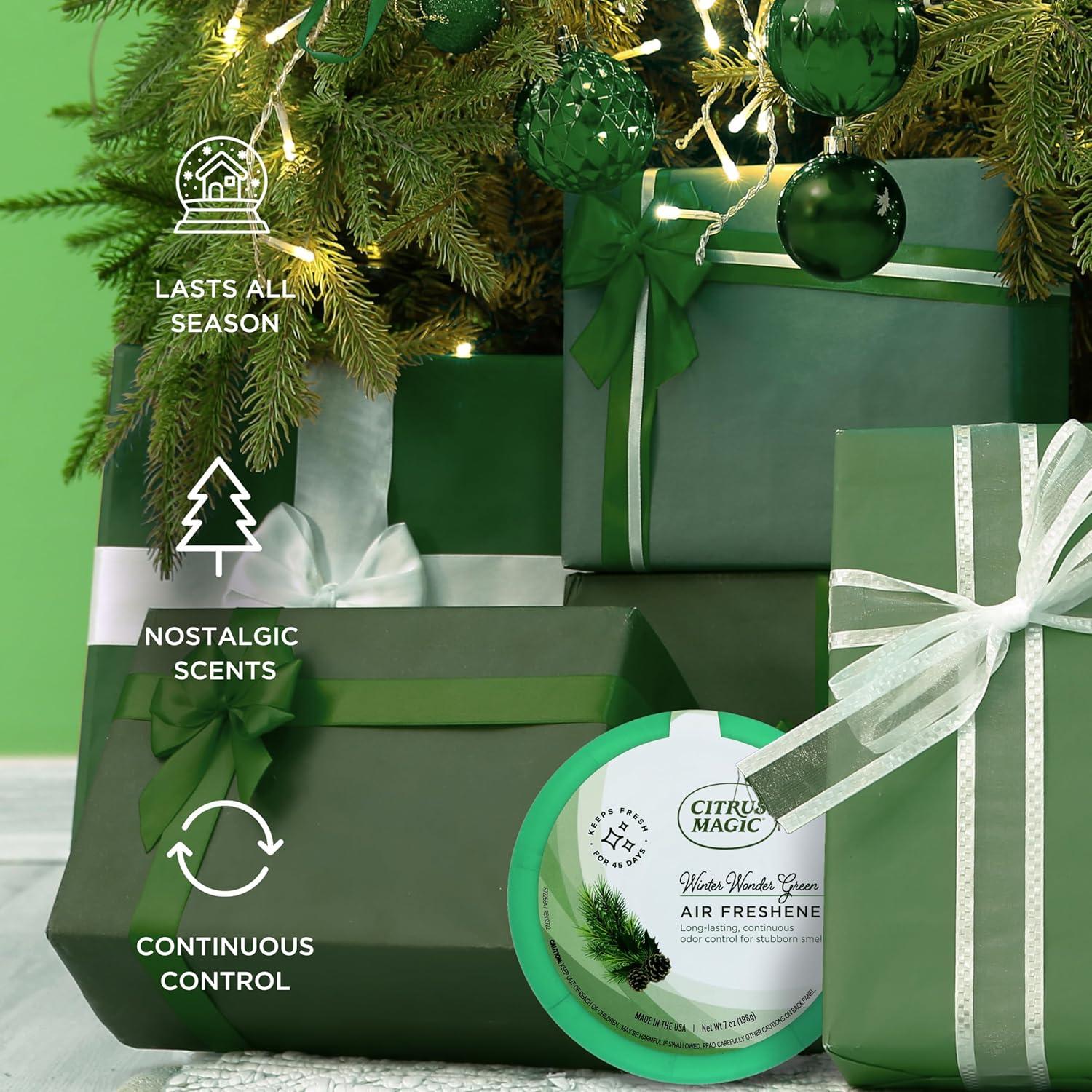 Ambientador Sólido Citrus Magic Pino Verde 198g - Paquete de 3
