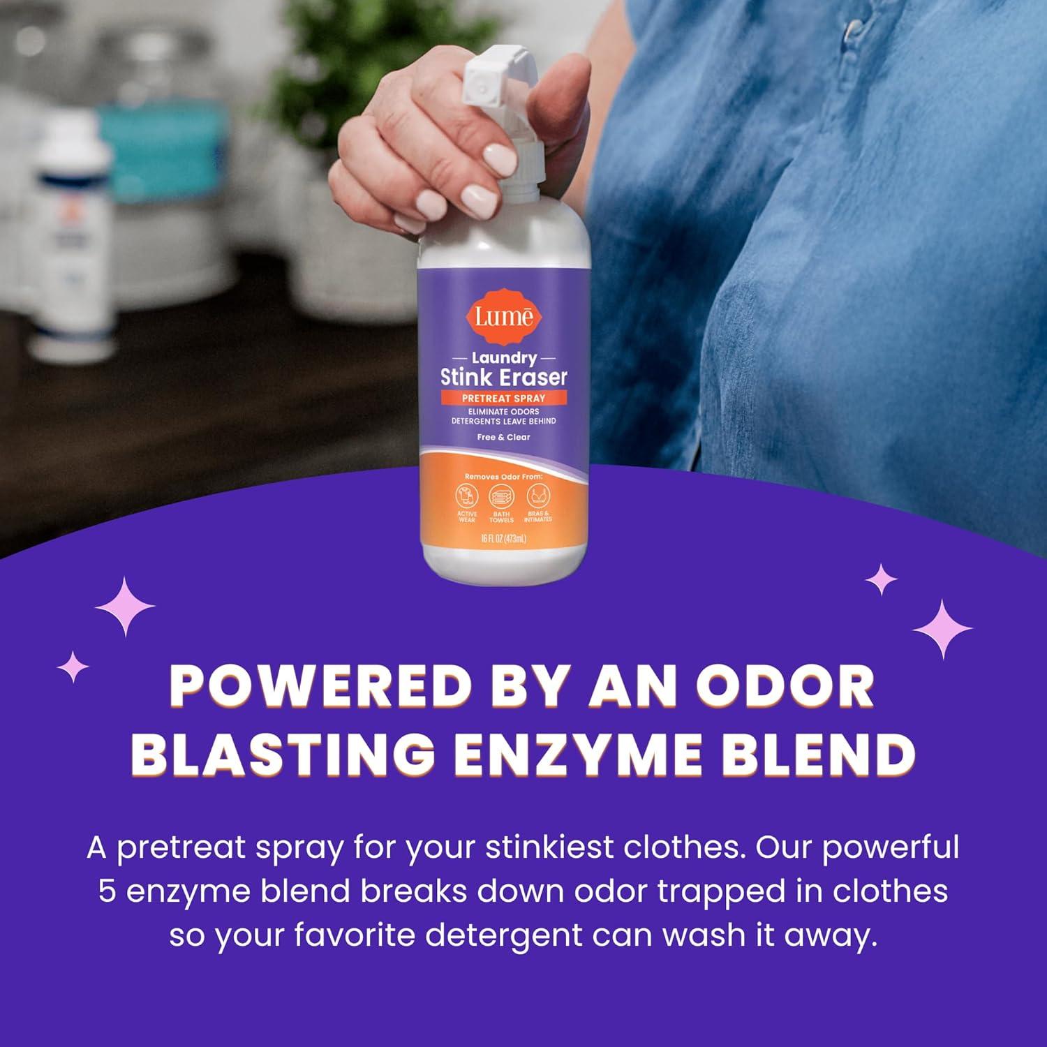 Lume Laundry Stink Eraser Spray 473 ml - Elimina Olores Ropa