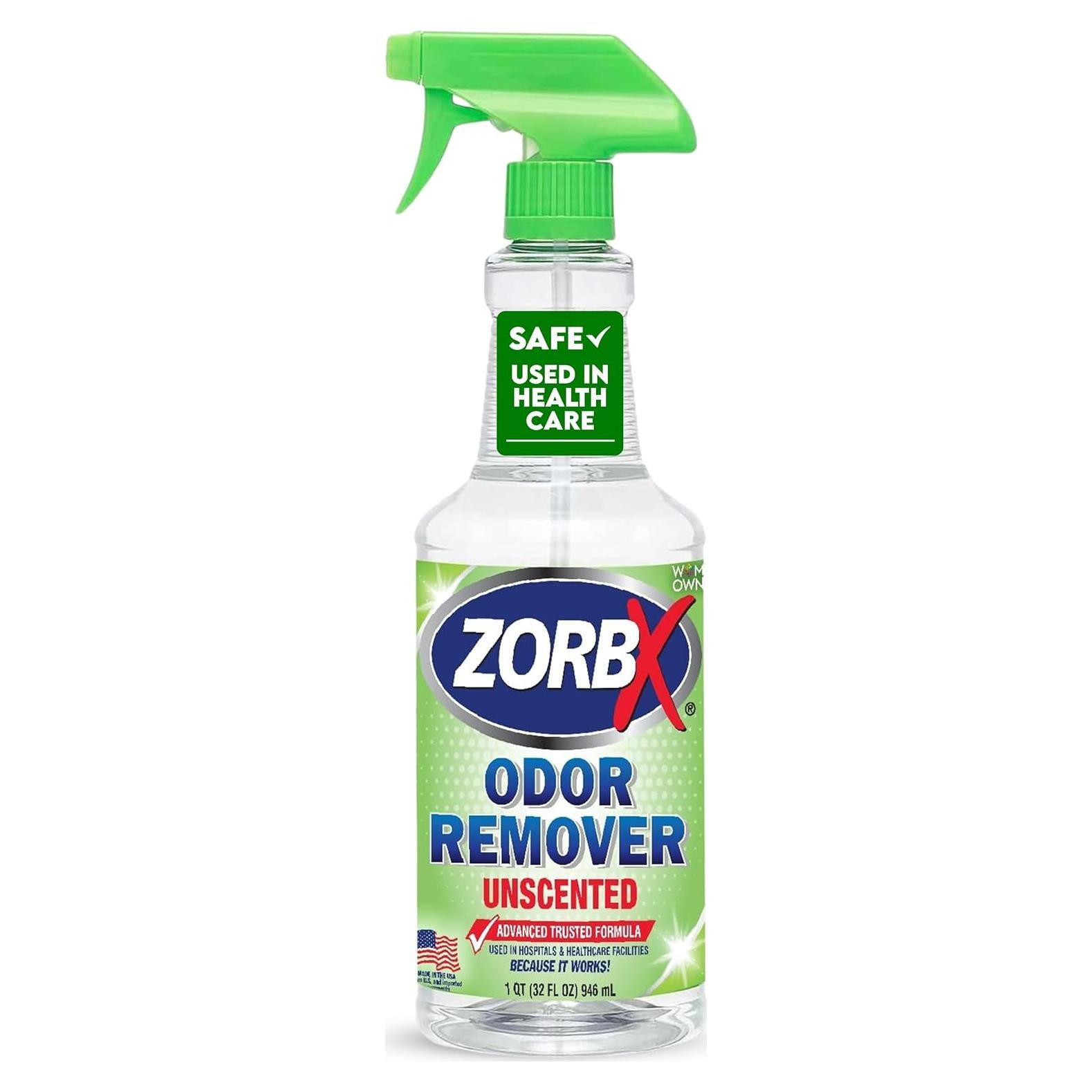 ZORBX Spray Quitamanchas y Olores Sin Fragancia 32 oz