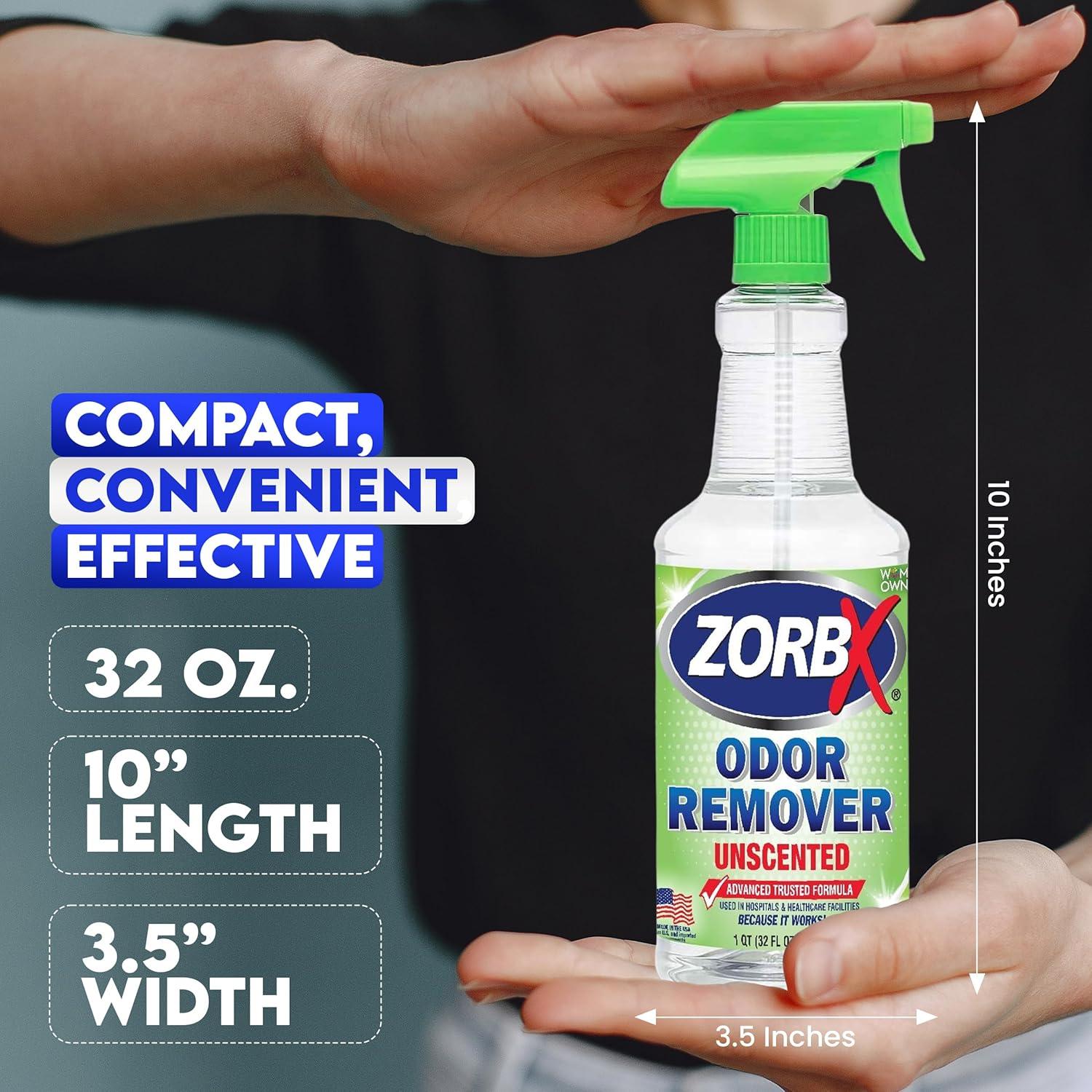 ZORBX Spray Quitamanchas y Olores Sin Fragancia 32 oz