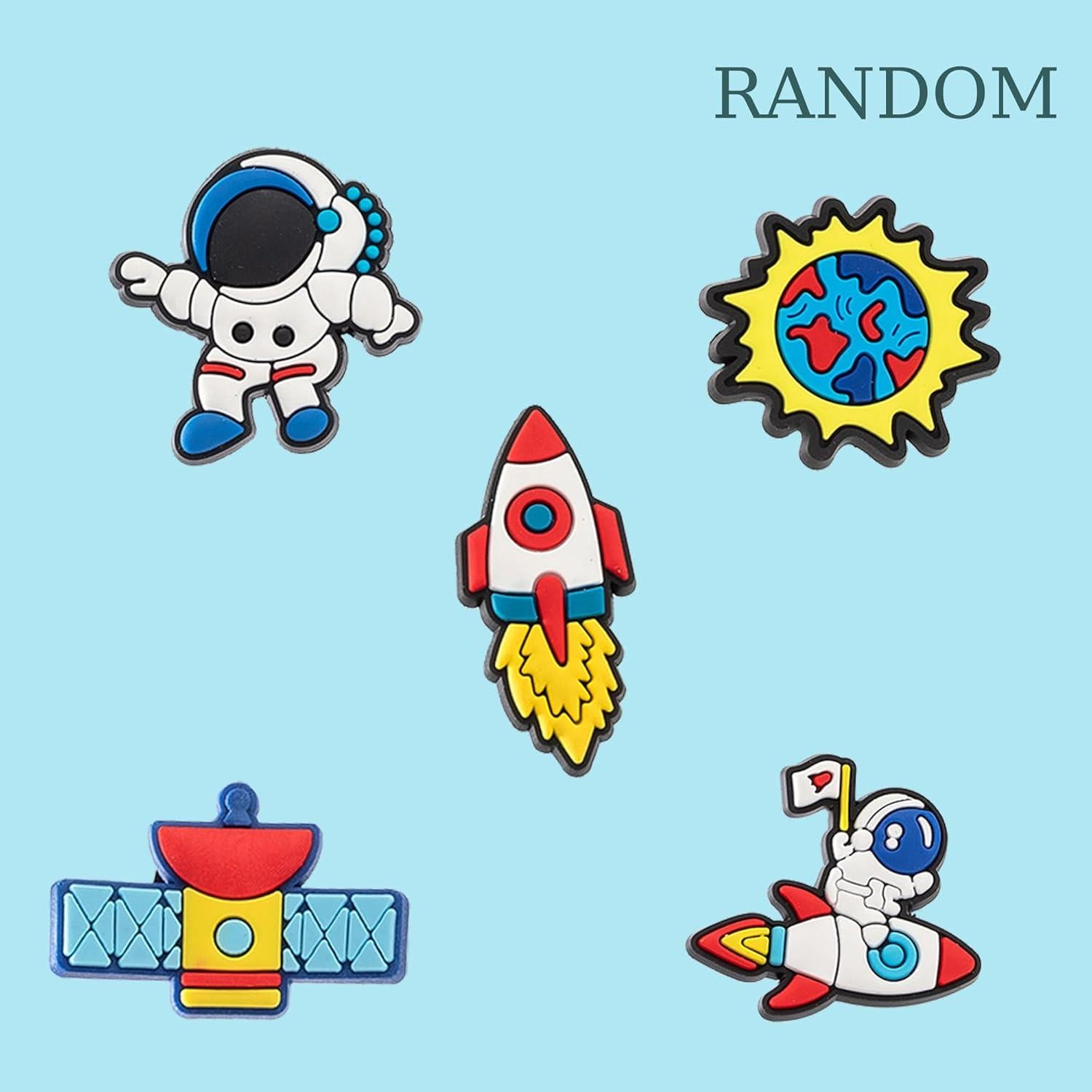 30 Piezas Encantos Aleatorios para Zapatos MelleFlarynsun PVC