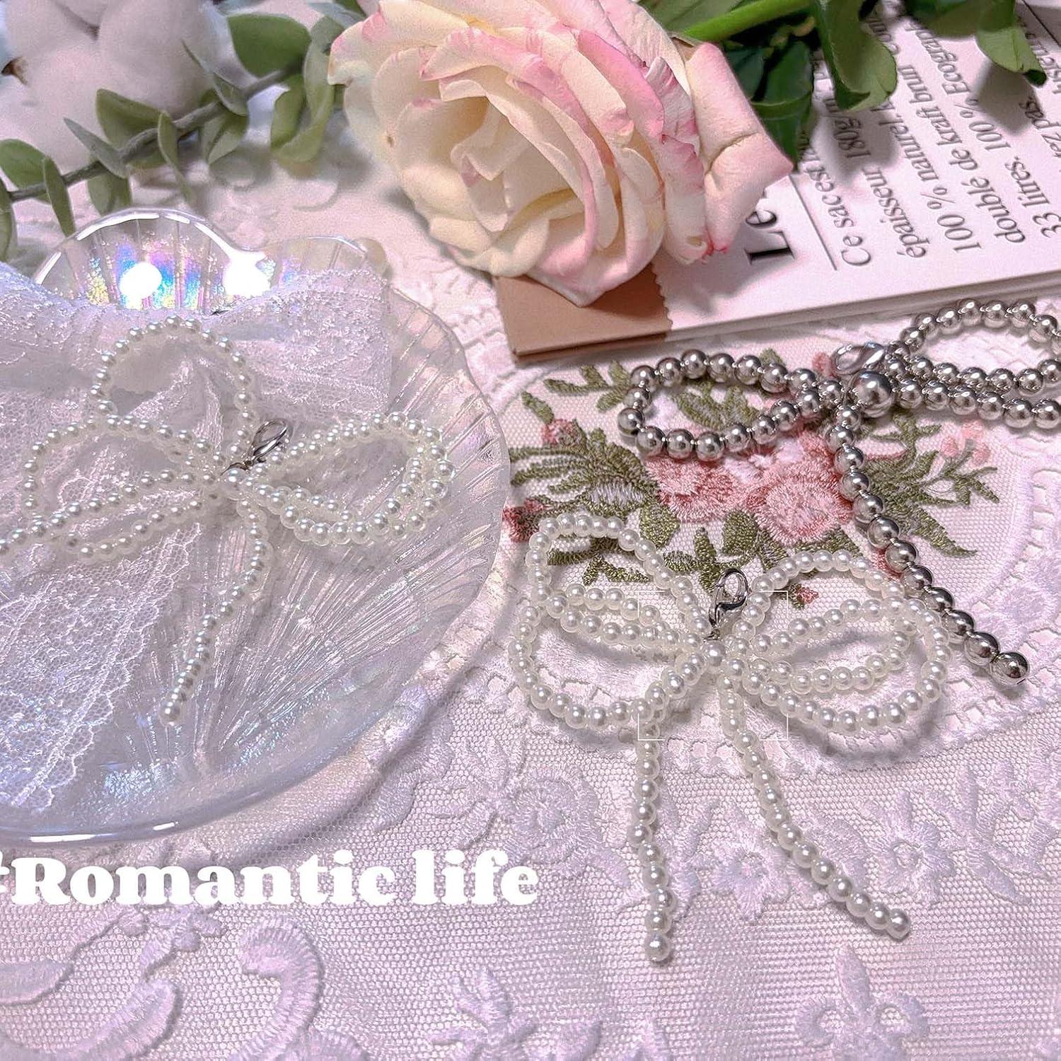 2 Piezas Charms de Perlas para Cordones de Zapatos - Blanco