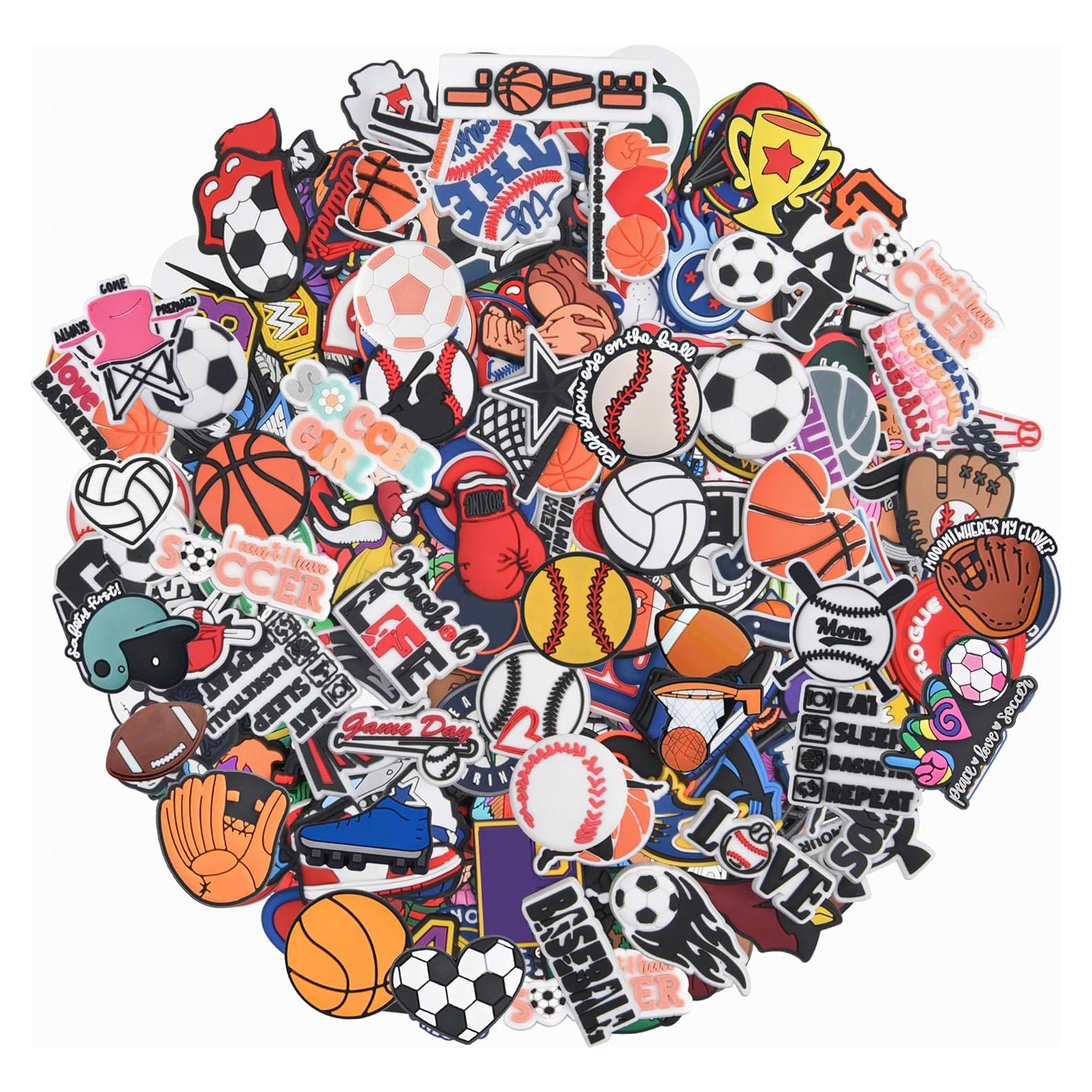 Lote de 100 Encantos de PVC para Zapatos - Decoración Divertida