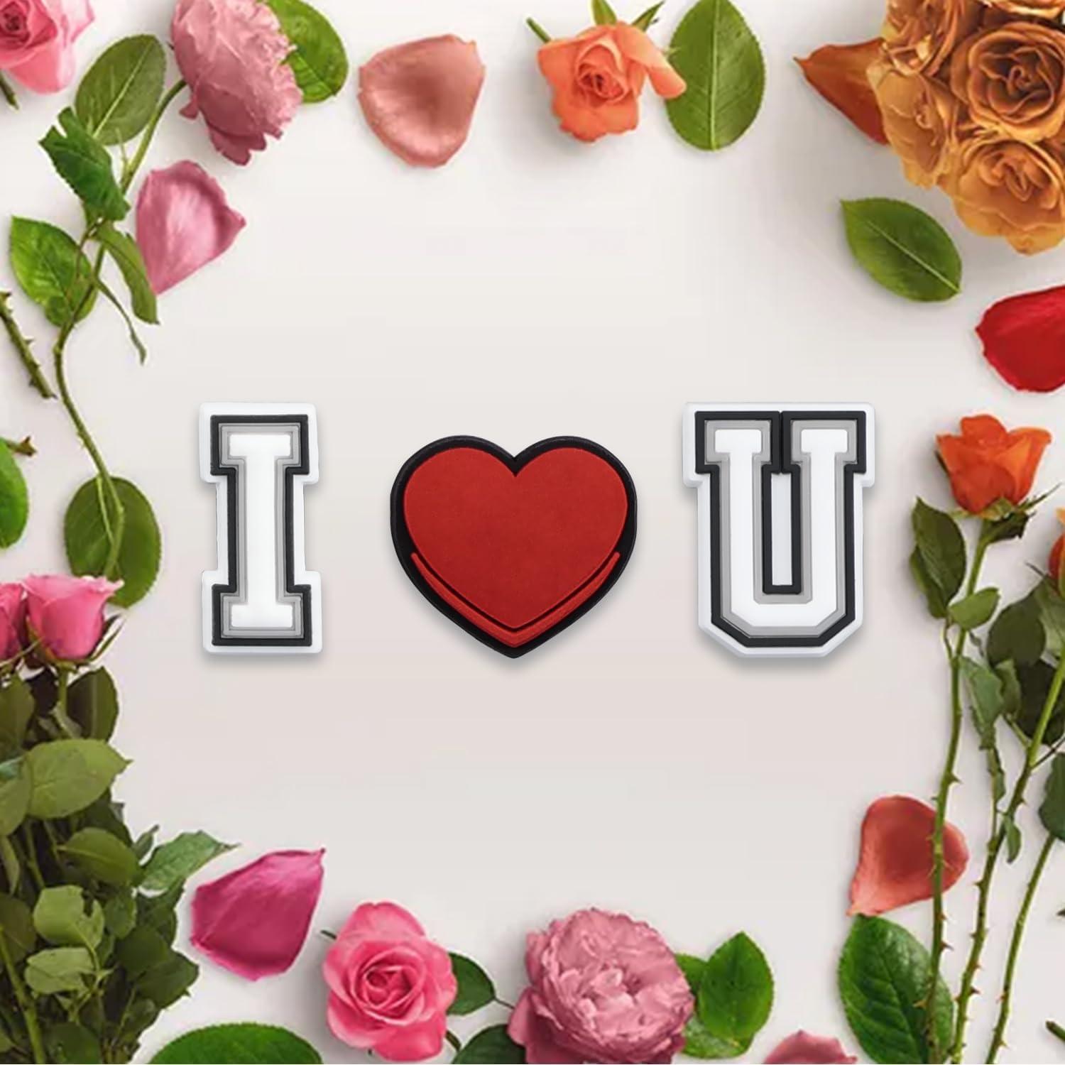 Encantos de Letras para Zapatos CUNUEN - 78 Piezas PVC