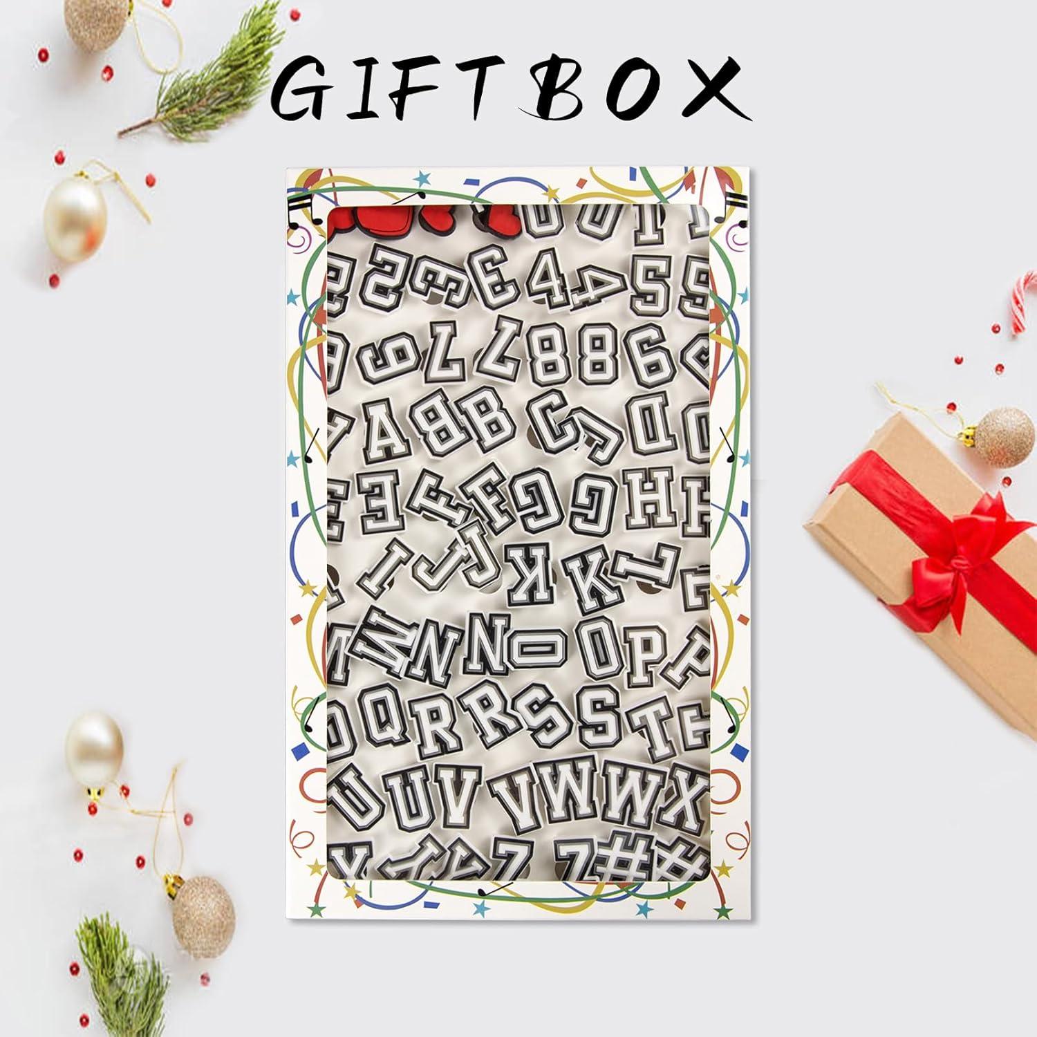 Encantos de Letras para Zapatos CUNUEN - 78 Piezas PVC