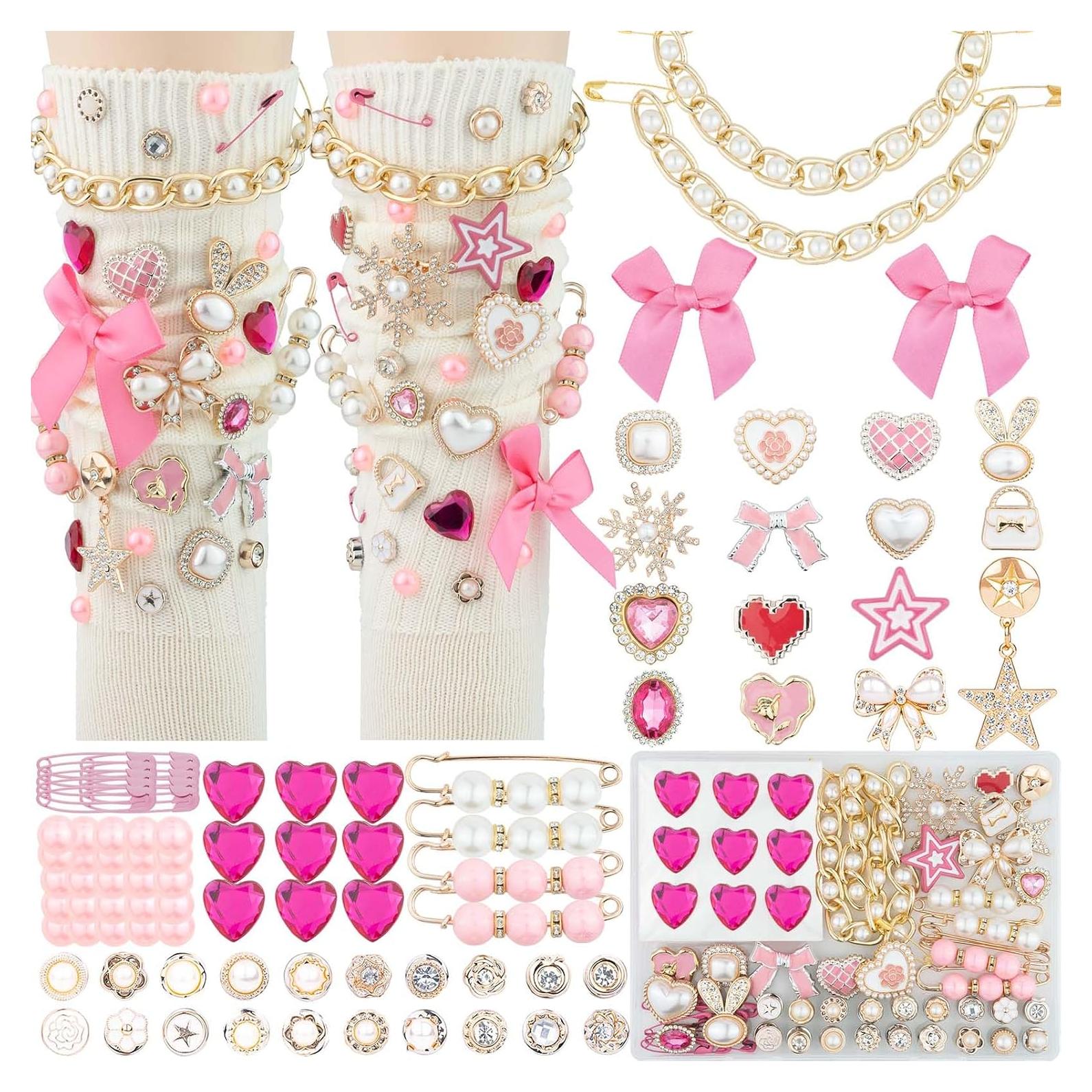 Kit DIY de Encantos para Calcetines DoDoBeads - 87 Piezas