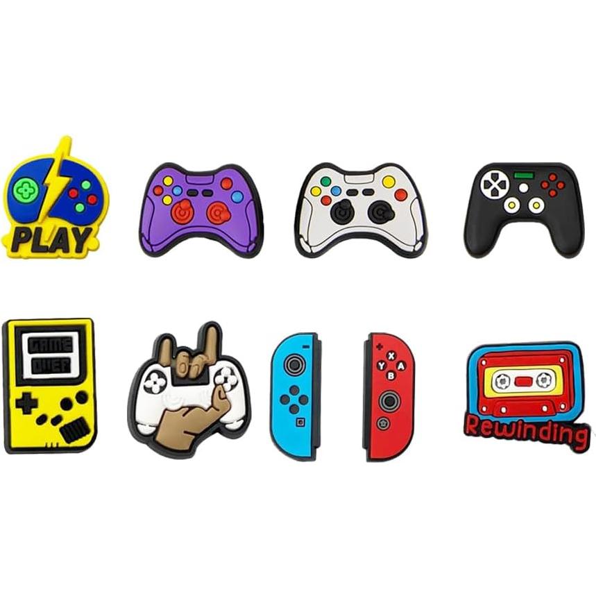 50 Encantos para Zapatos PVC Niños y Adultos - Baloncesto, Fútbol