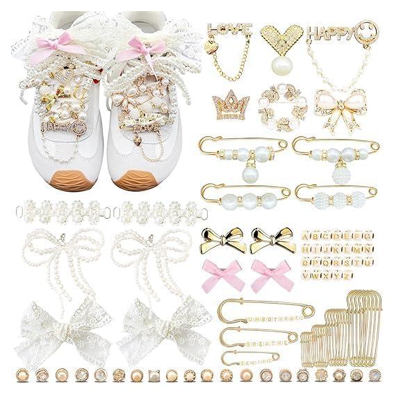 360 Charms para Zapatos y Ropa - Decoración DIY para Mujeres