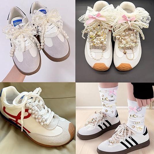 360 Charms para Zapatos y Ropa - Decoración DIY para Mujeres