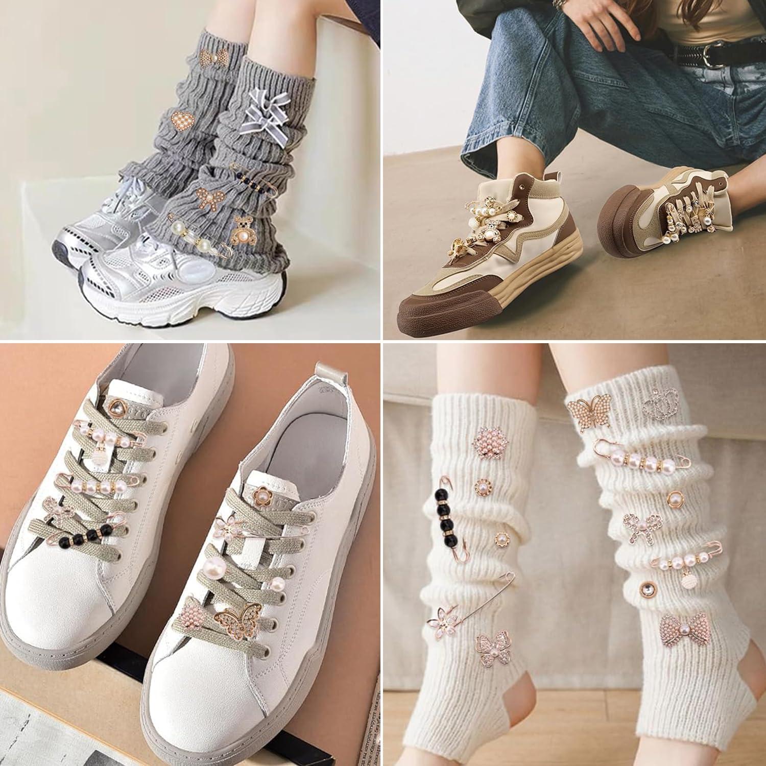 80 Charms de Calcetines Coloridos sdezunx - Broches y Pines