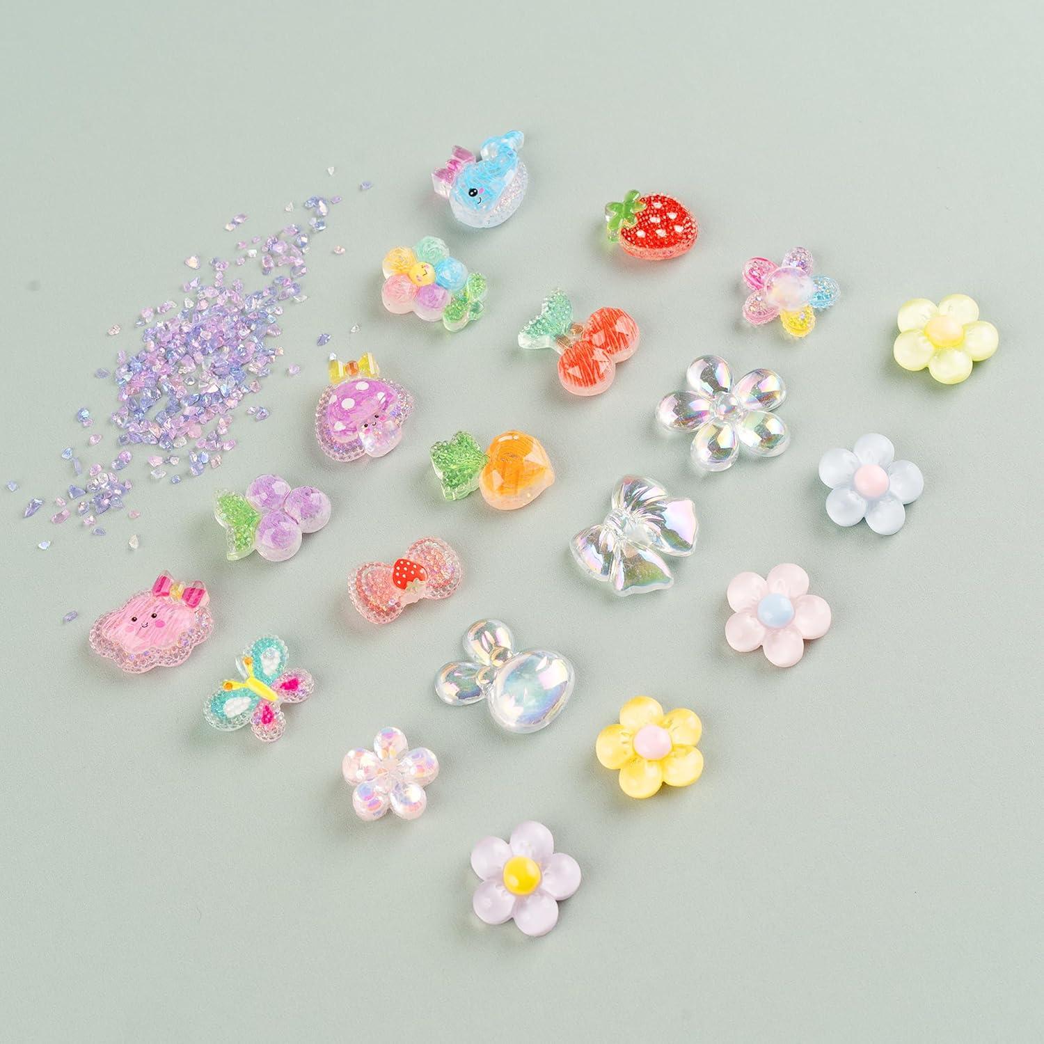 Encantos de Zapato de Cristal Brillante para Mujeres - 20 Piezas