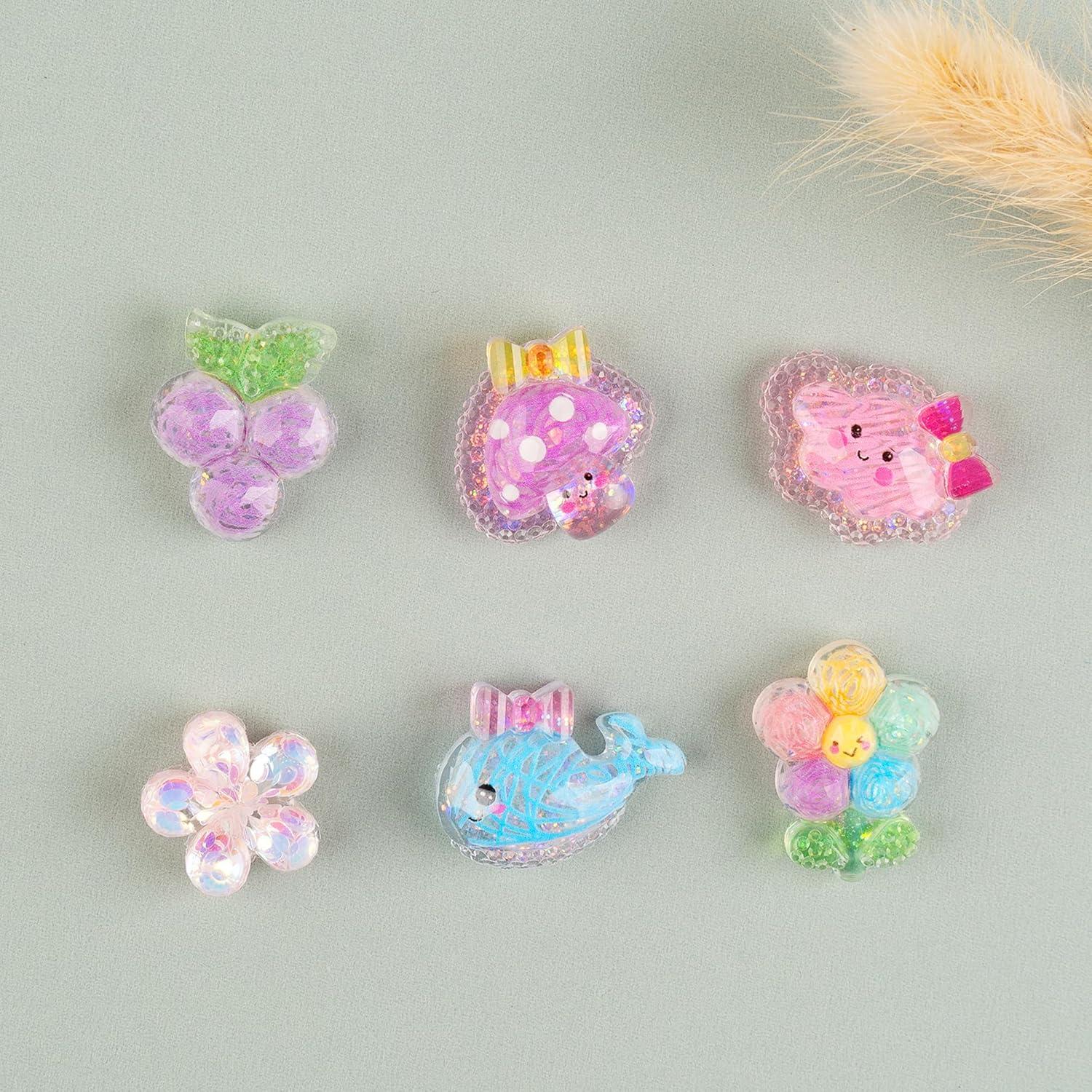 Encantos de Zapato de Cristal Brillante para Mujeres - 20 Piezas