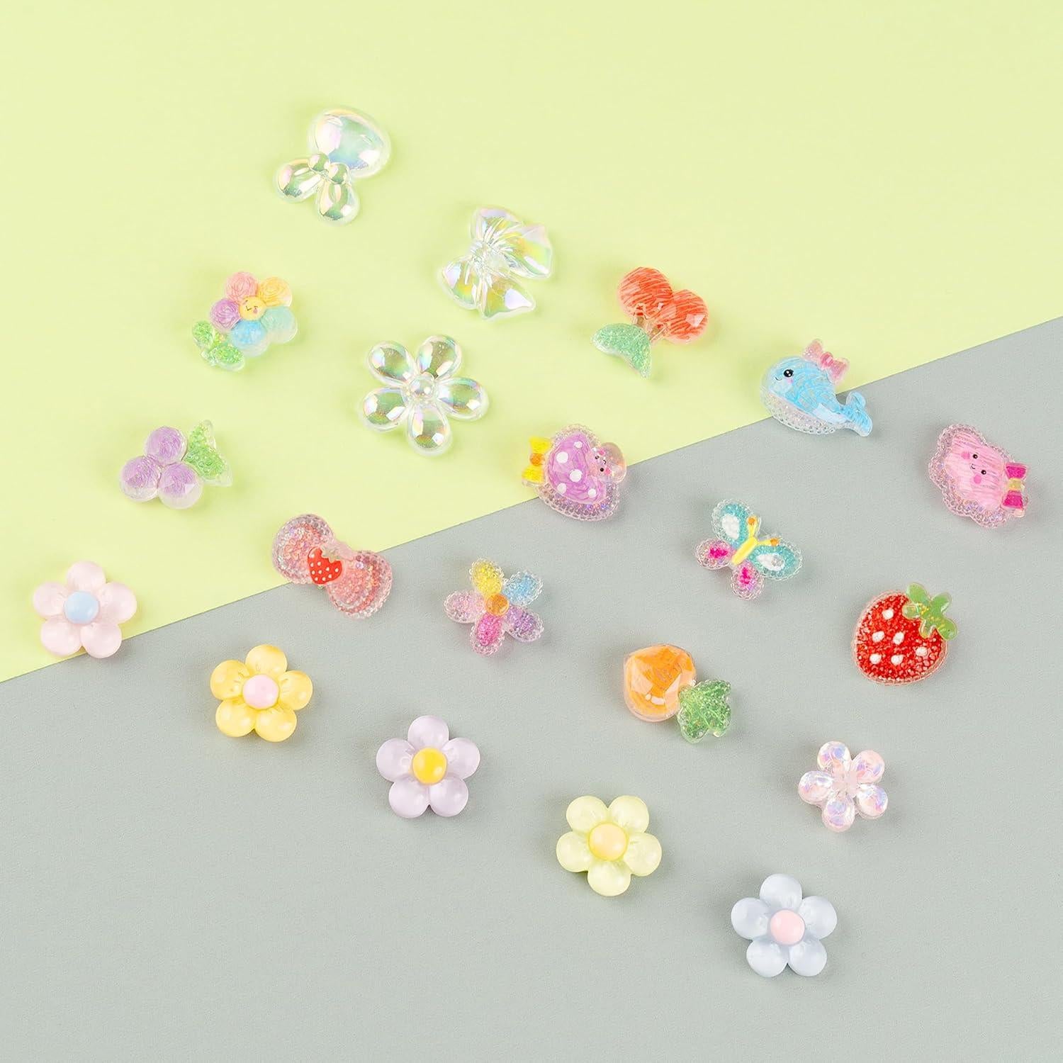 Encantos de Zapato de Cristal Brillante para Mujeres - 20 Piezas