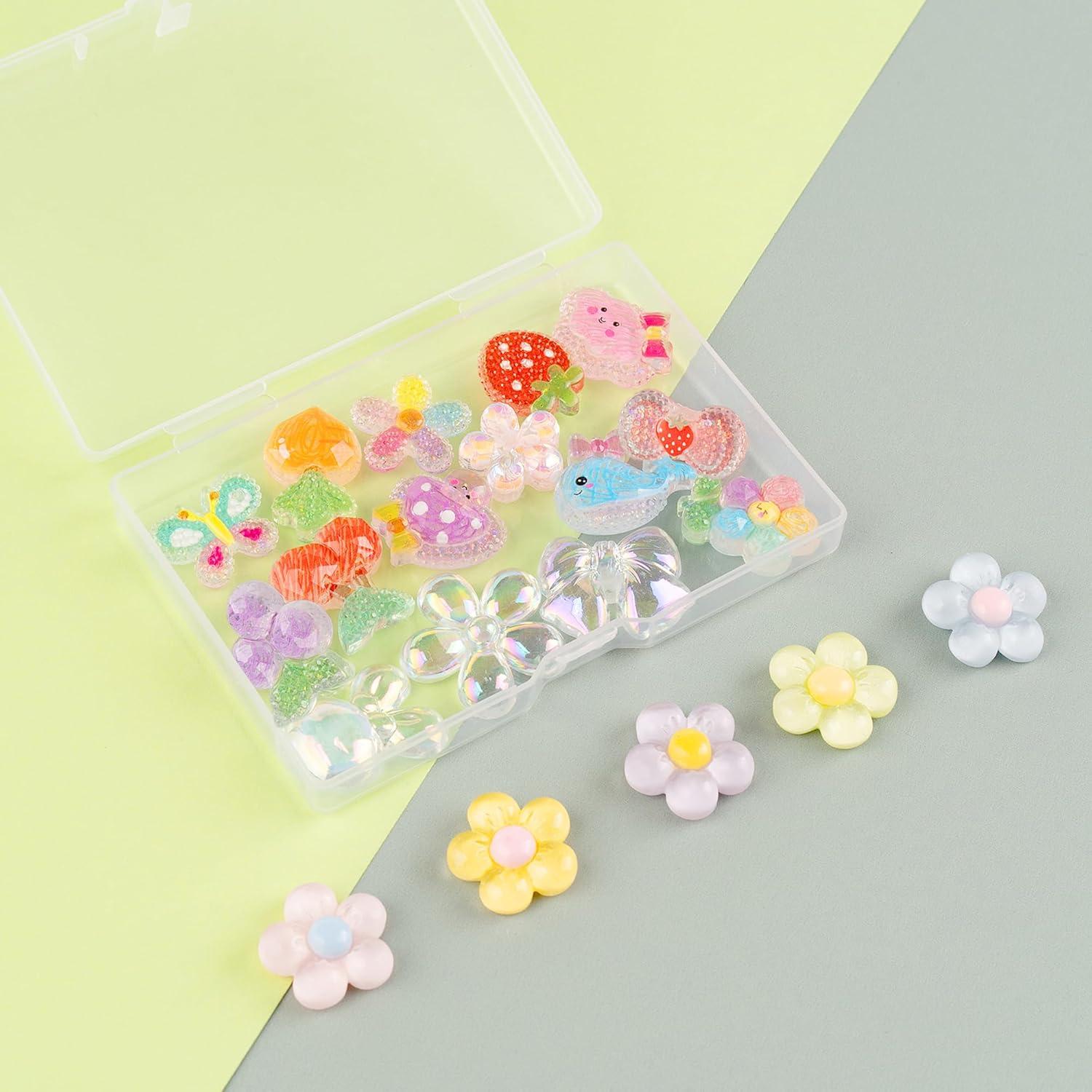 Encantos de Zapato de Cristal Brillante para Mujeres - 20 Piezas