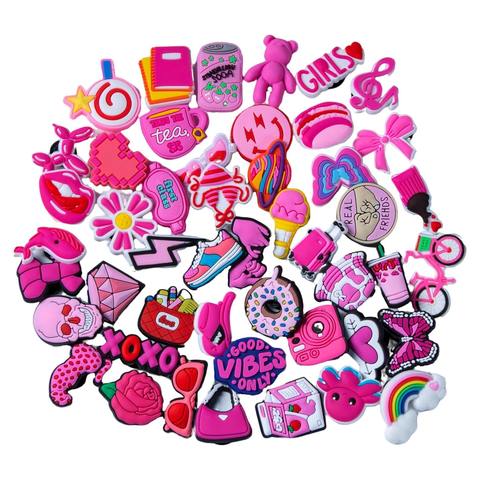 48 Encantos Decorativos para Zapatos Rosa - Personaliza tu Estilo