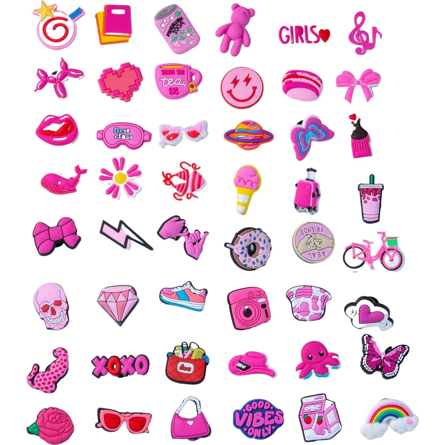 48 Encantos Decorativos para Zapatos Rosa - Personaliza tu Estilo