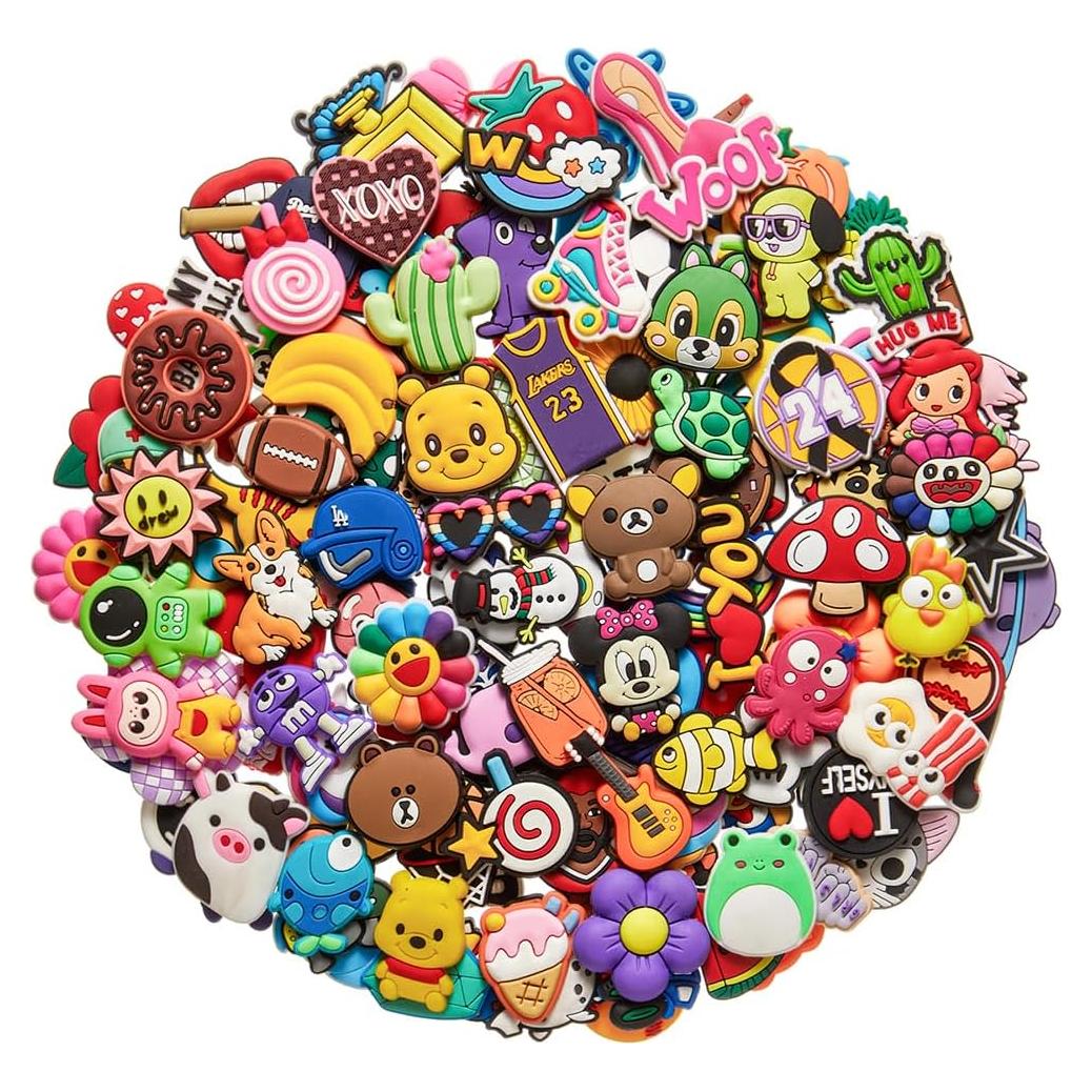 30 Pcs Encantos de Zapatos Impermeables Argodaze para Niños