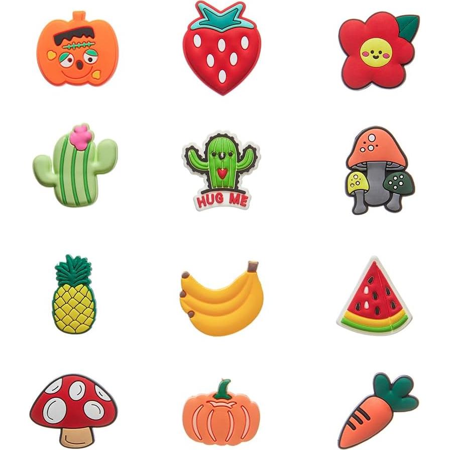 30 Pcs Encantos de Zapatos Impermeables Argodaze para Niños