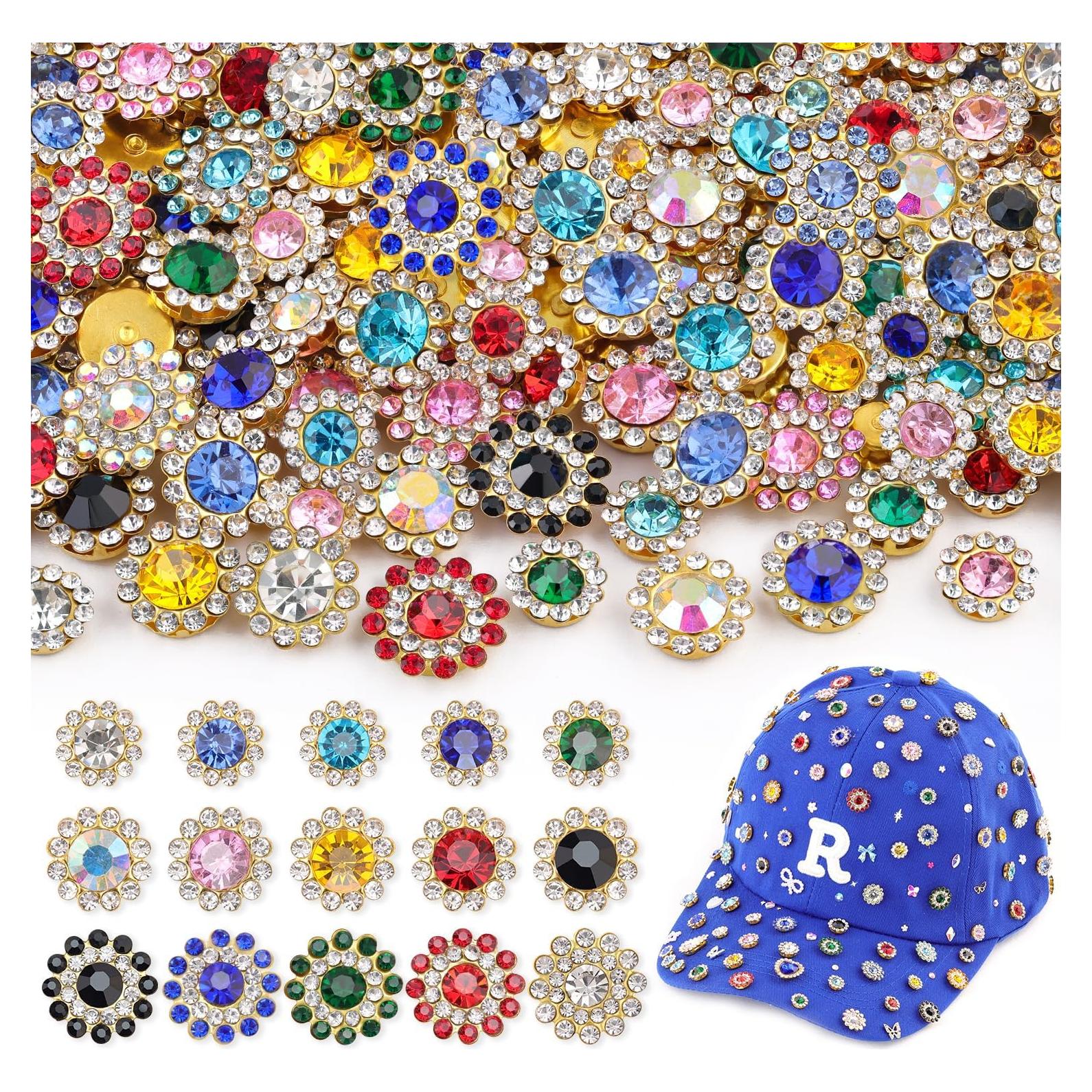 200 Piezas Rhinestones de Coser TINKRSTUFF en 10 Colores